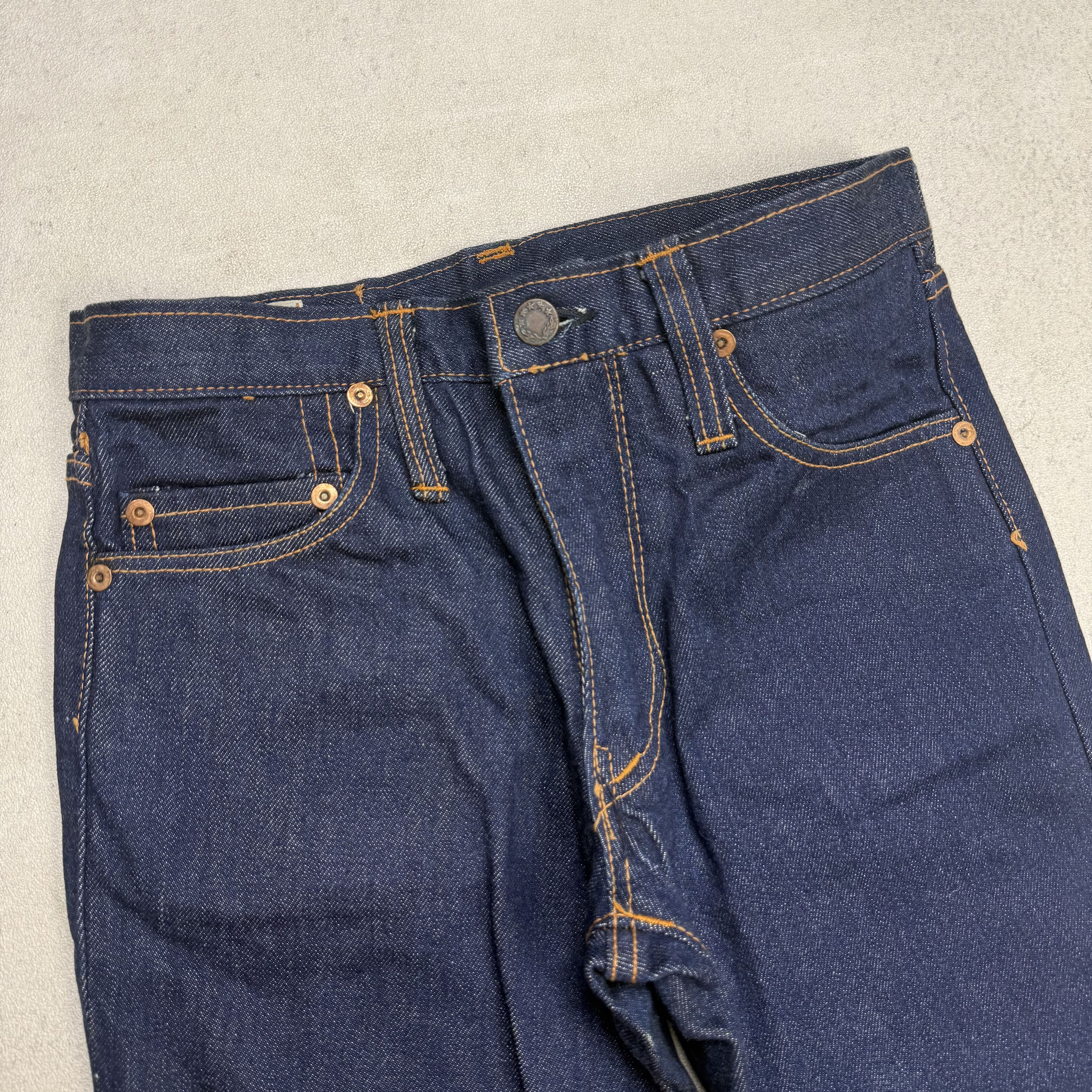 Japanese Brand Vintage Canton X-West Flare Bootcut Denim Size US 28 / EU 44 - 7 Thumbnail