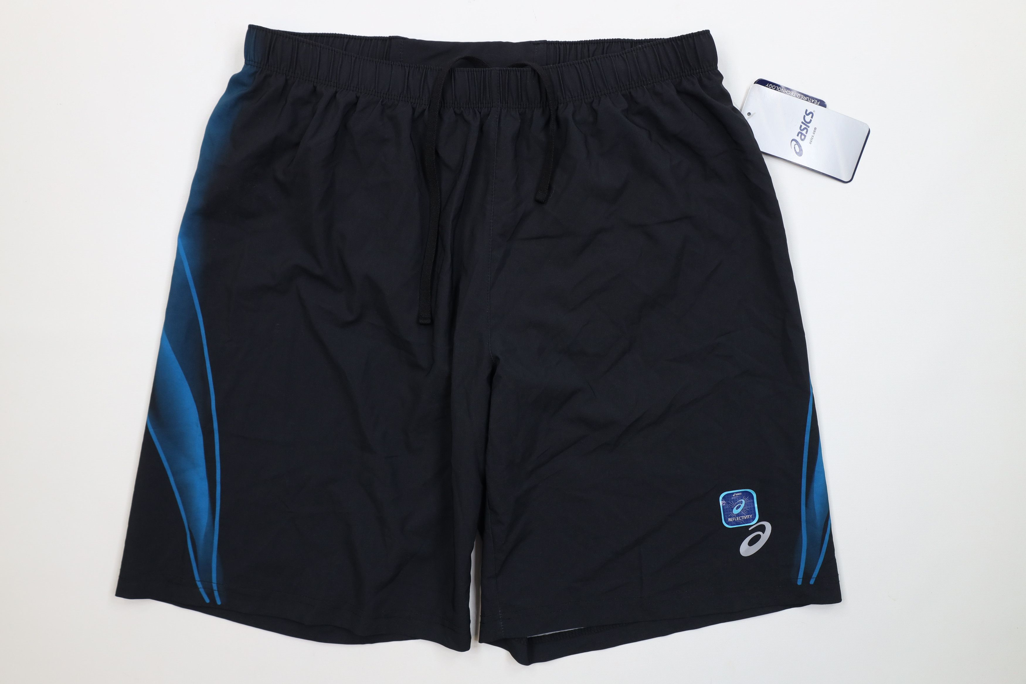 Asics Deadstock Vintage Y2K Asics Lined Running Jogging Shorts Size US 34 / EU 50 - 1 Thumbnail