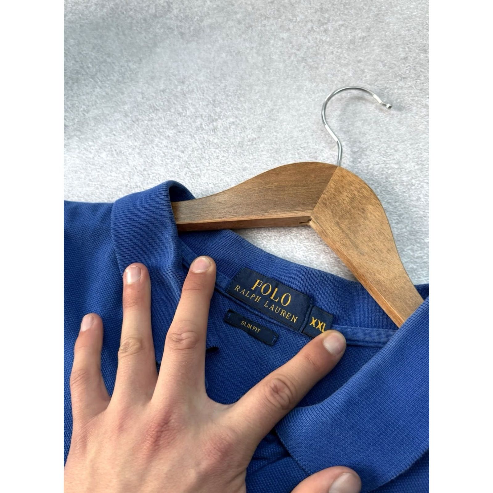 Polo Ralph Lauren VINTAGE Polo Ralph Lauren Polo Shirt Blue XXL Men 90s Chief Keef Style Polo Ralph Lauren Big Pony Polo Shirt Size US XXL / EU 58 / 5 - 4 Thumbnail