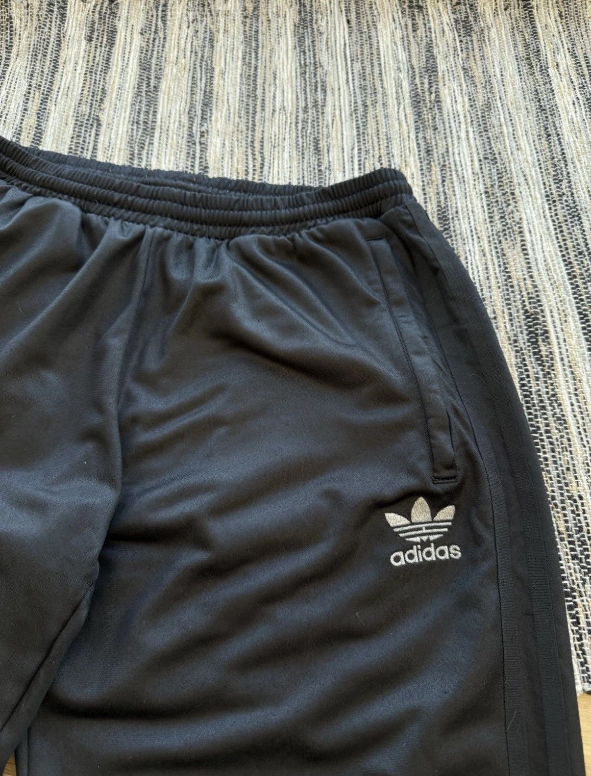Adidas Adidas Chile 62 Track Pants Mens Large Black Sports pants Size US 32 / EU 48 - 4 Thumbnail