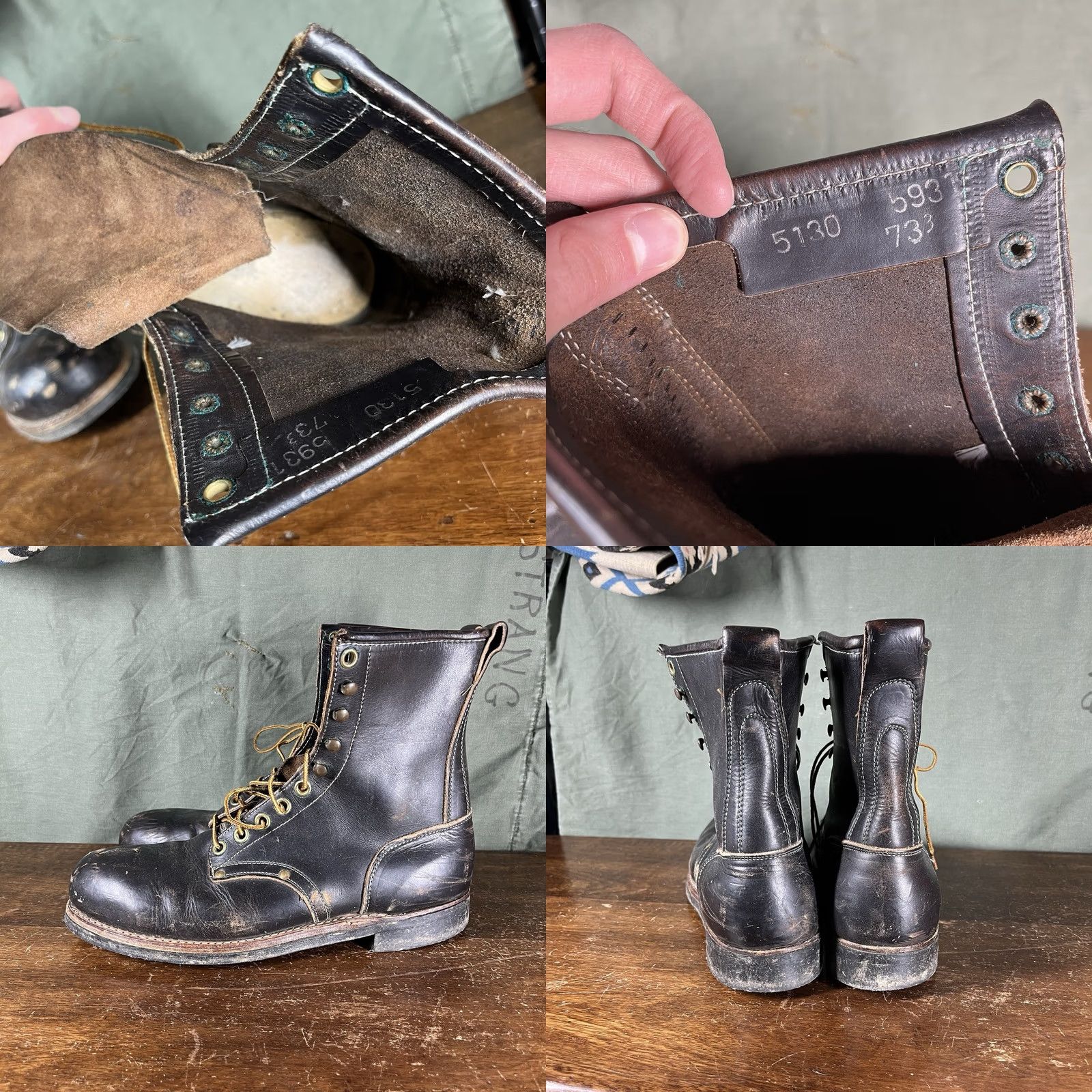 Vintage Vintage Leather Logger Steel Toe Work Boots Mens Size 13 Brown Neoprene Needs Repair Size US 13 / EU 46 - 8 Thumbnail