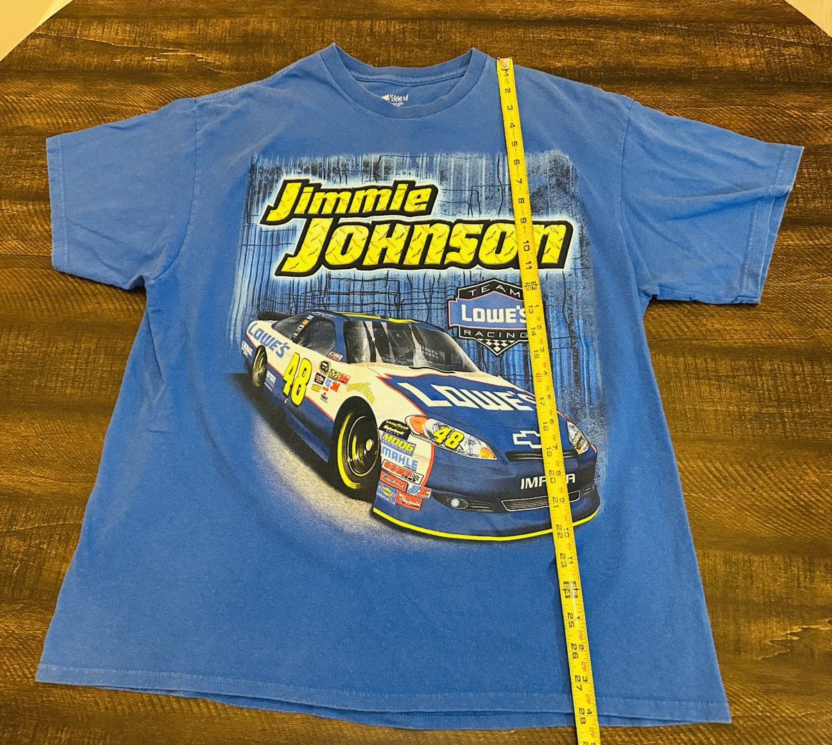 NASCAR Vtg Lowe's Racing T-Shirt Mens Jimmie Johnson #48 Nascar-XL Size US XL / EU 56 / 4 - 4 Thumbnail