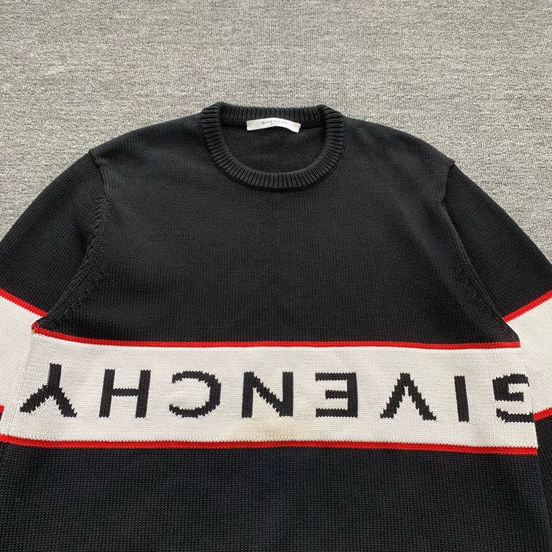 Givenchy Givenchy Black large logo sweater XL size Size US XL / EU 56 / 4 - 8 Thumbnail