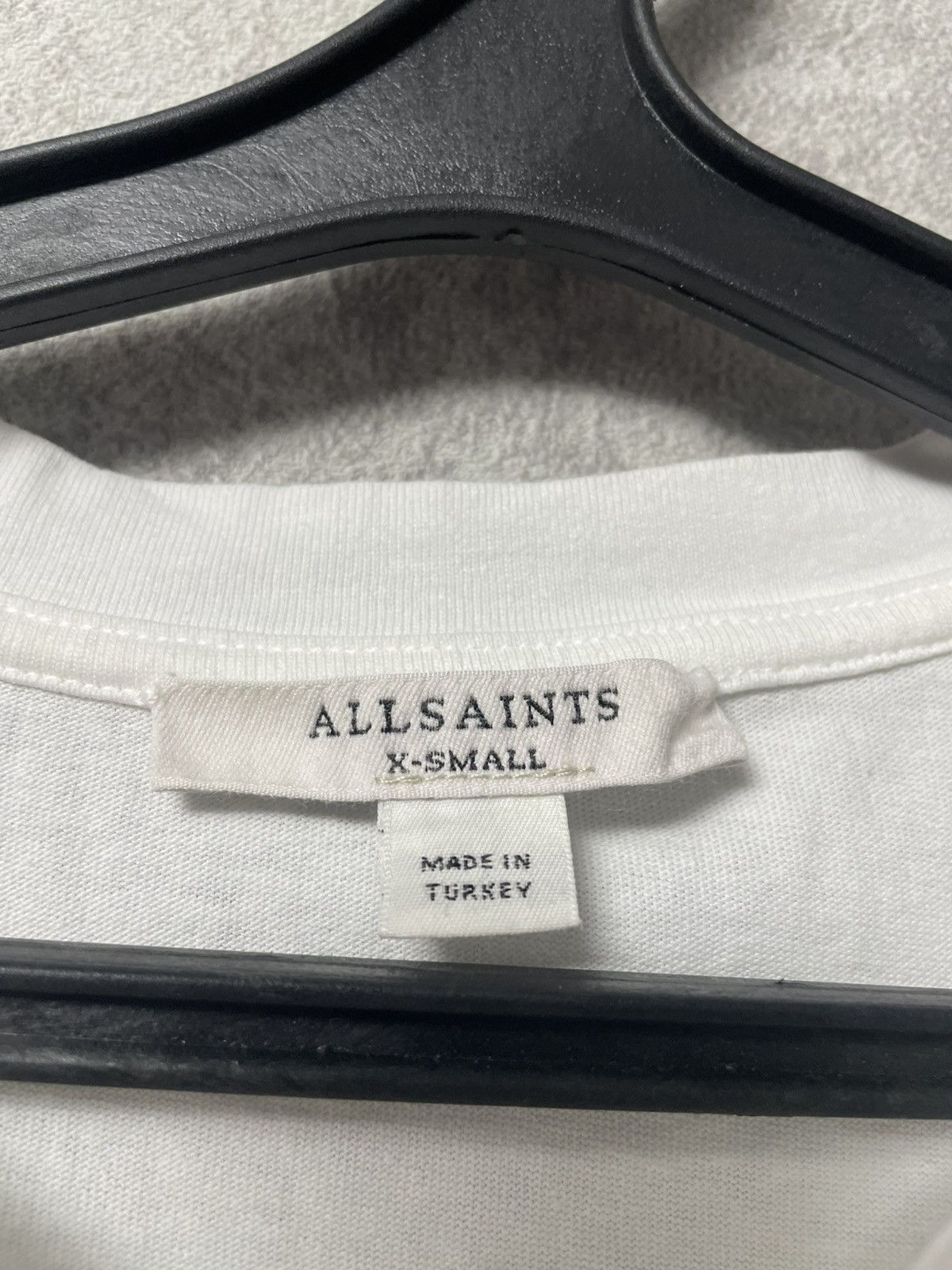 Allsaints Allsaints Big Logo White Classic T-Shirt Size US XS / EU 42 / 0 - 9 Thumbnail