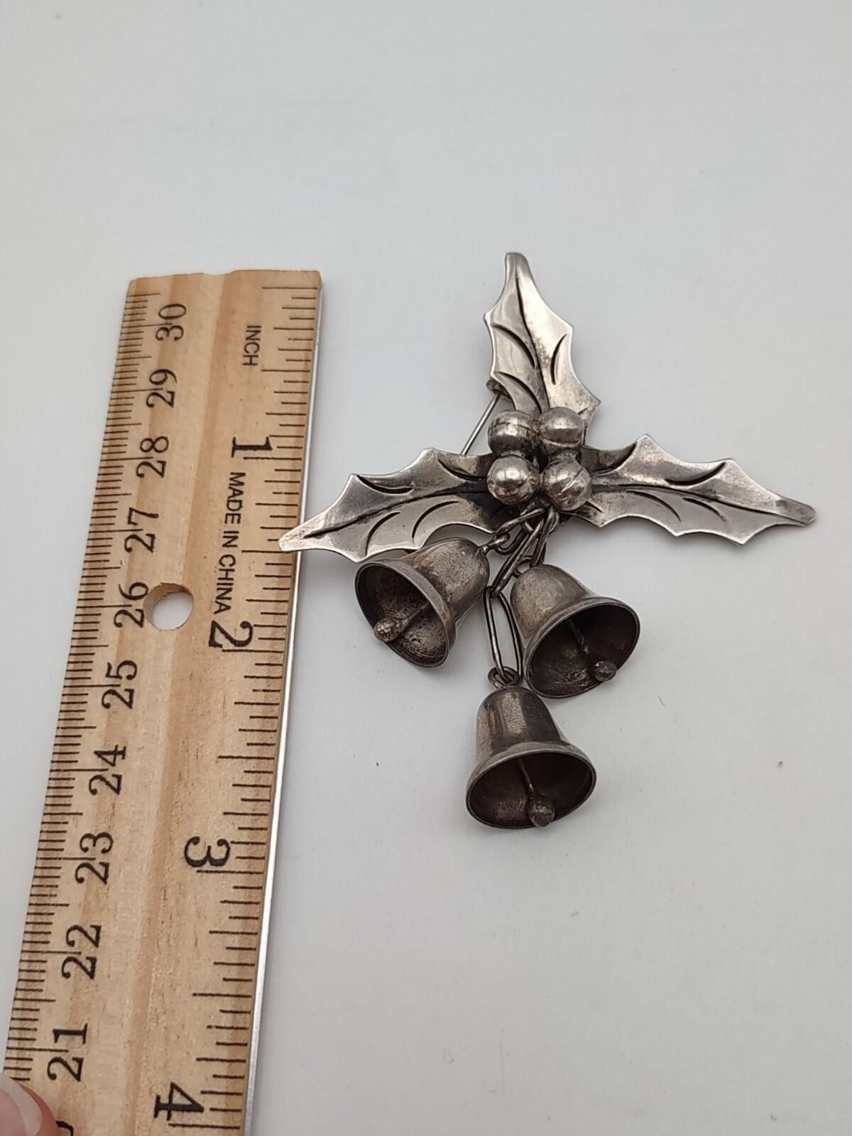Other Damaso Gallego VTG Taxco 925 Holly Bell Pin Earrings Set Size ONE SIZE - 5 Thumbnail