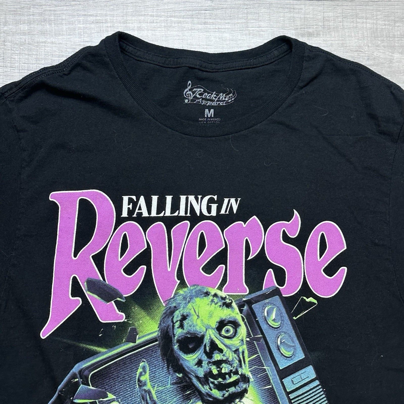 Band Tees FALLING IN REVERSE Band T-Shirt Zombified Graphic Print Med Size US M / EU 48-50 / 2 - 4 Thumbnail