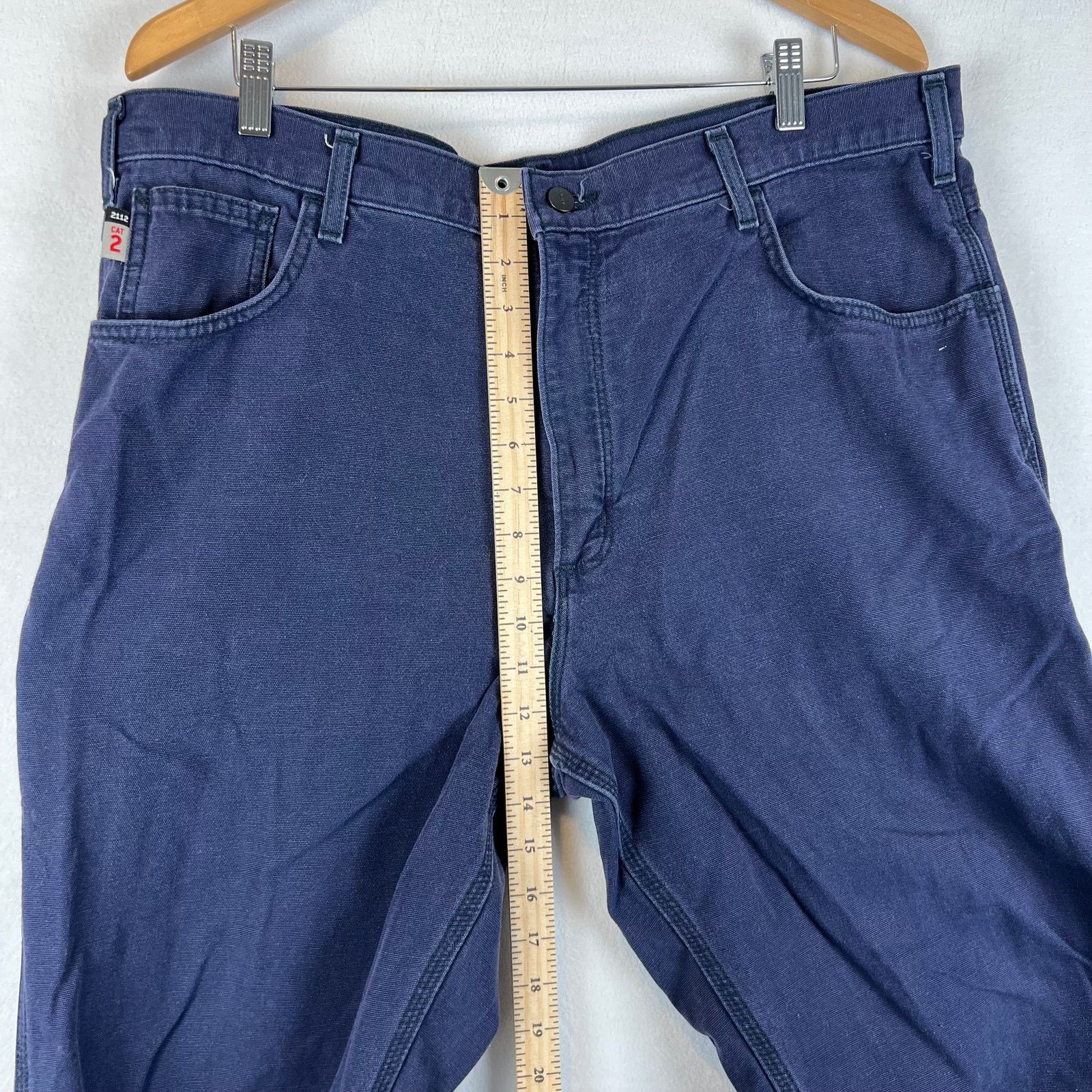 Carhartt Carhartt Pants Mens 40x32 Navy Blue FR 2112 Cat 2 Utility Size US 40 / EU 56 - 9 Thumbnail