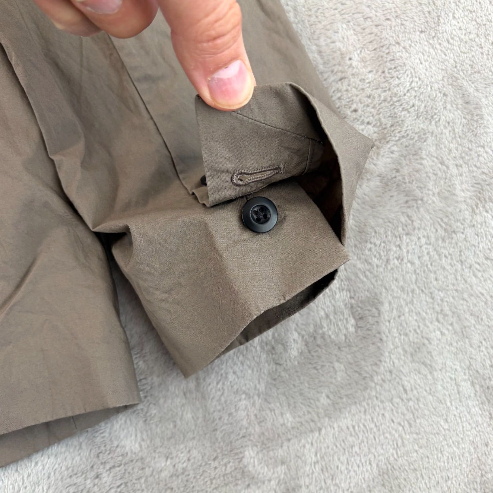 Allsaints VINTAGE AllSaints Blazer Sports Coat Brown Men 44 Cotton 2-Button Front NWOT Size 44R - 4 Thumbnail