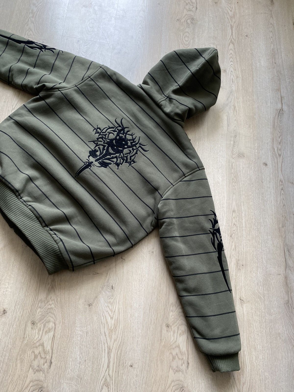 Hysteric Glamour × If Six Was Nine × Le Grande Bleu (L.G.B.) Vintage Tribal Zip Hoodie Mohair Japanese Cropped Boxy Hype Size US L / EU 52-54 / 3 - 2 Thumbnail