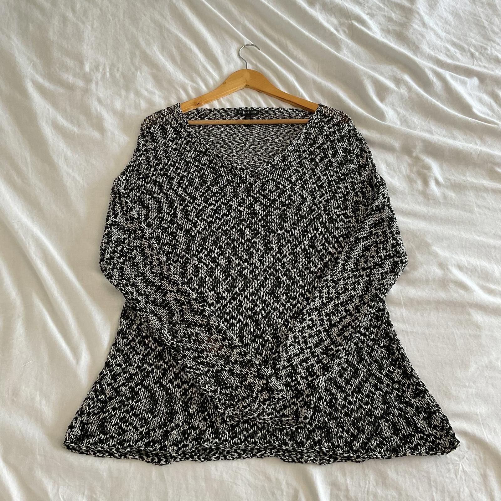 Eileen Fisher Eileen Fisher womens XL open weave scoop neck sweater Size XL / US 12-14 / IT 48-50 - 1 Thumbnail