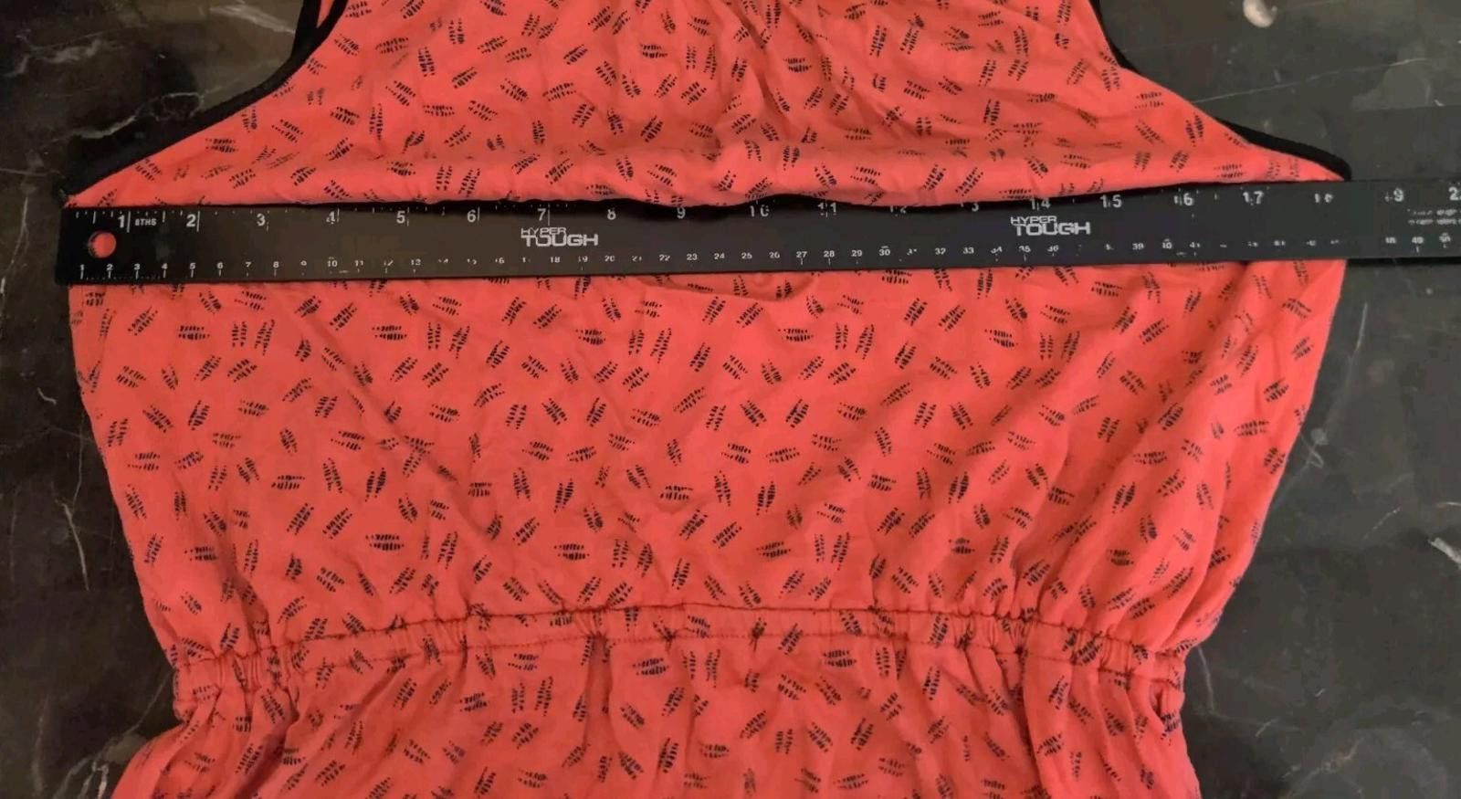 Other Ann Taylor LOFT Dress Sz Medium M Orange Black Round Neck Size M / US 6-8 / IT 42-44 - 9 Thumbnail