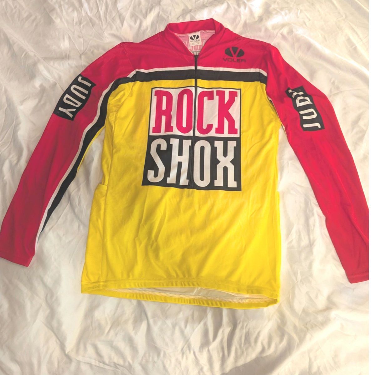PEARL iZUMi Vintage Voler Rock Shox Judy Cycling Bicycle Jersey Large Size US L / EU 52-54 / 3 - 1 Thumbnail