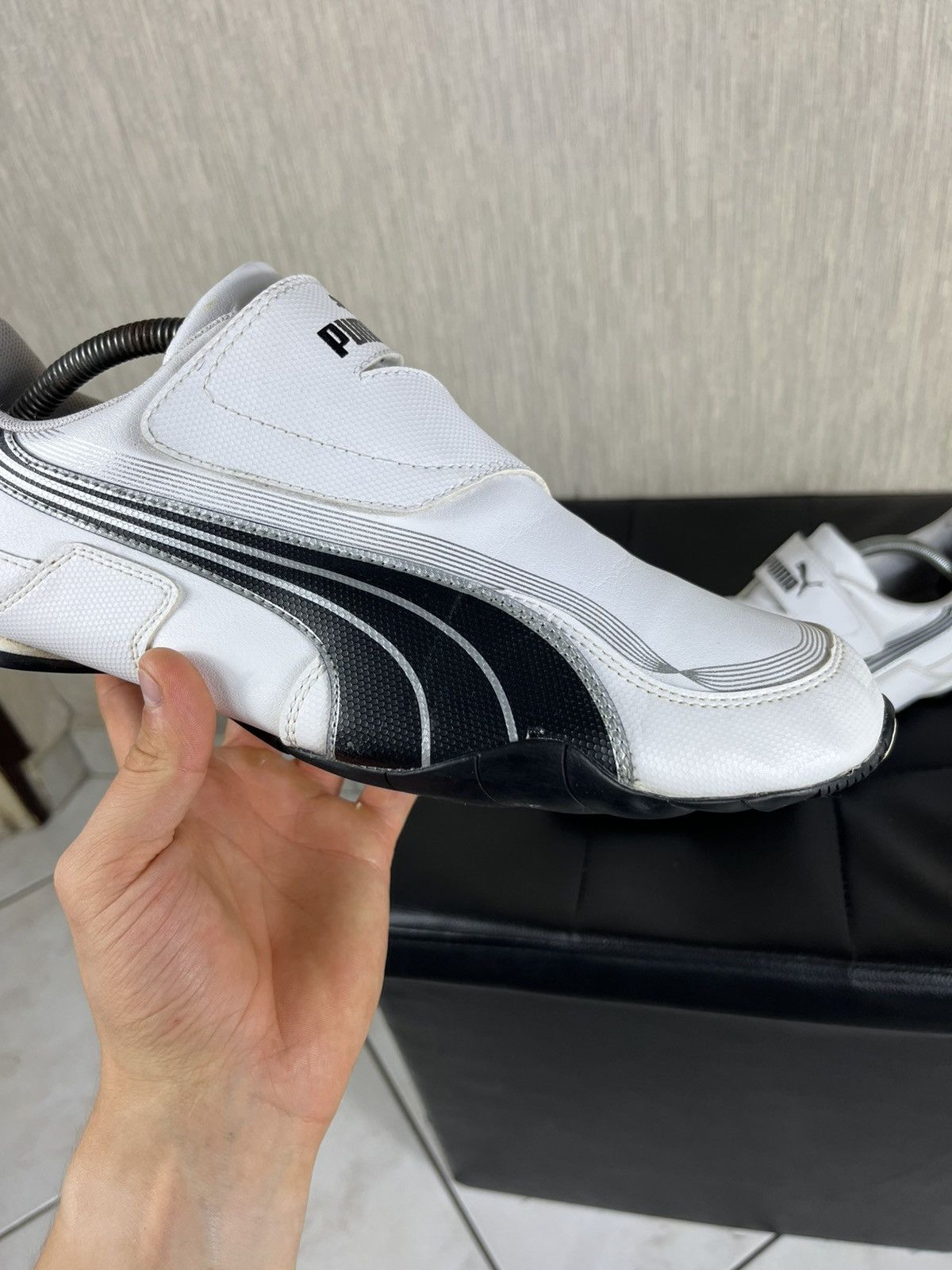 Puma Vintage Puma speed cat velcro y2k sneakers shoes retro logo Size US 11 / EU 44 - 4 Thumbnail