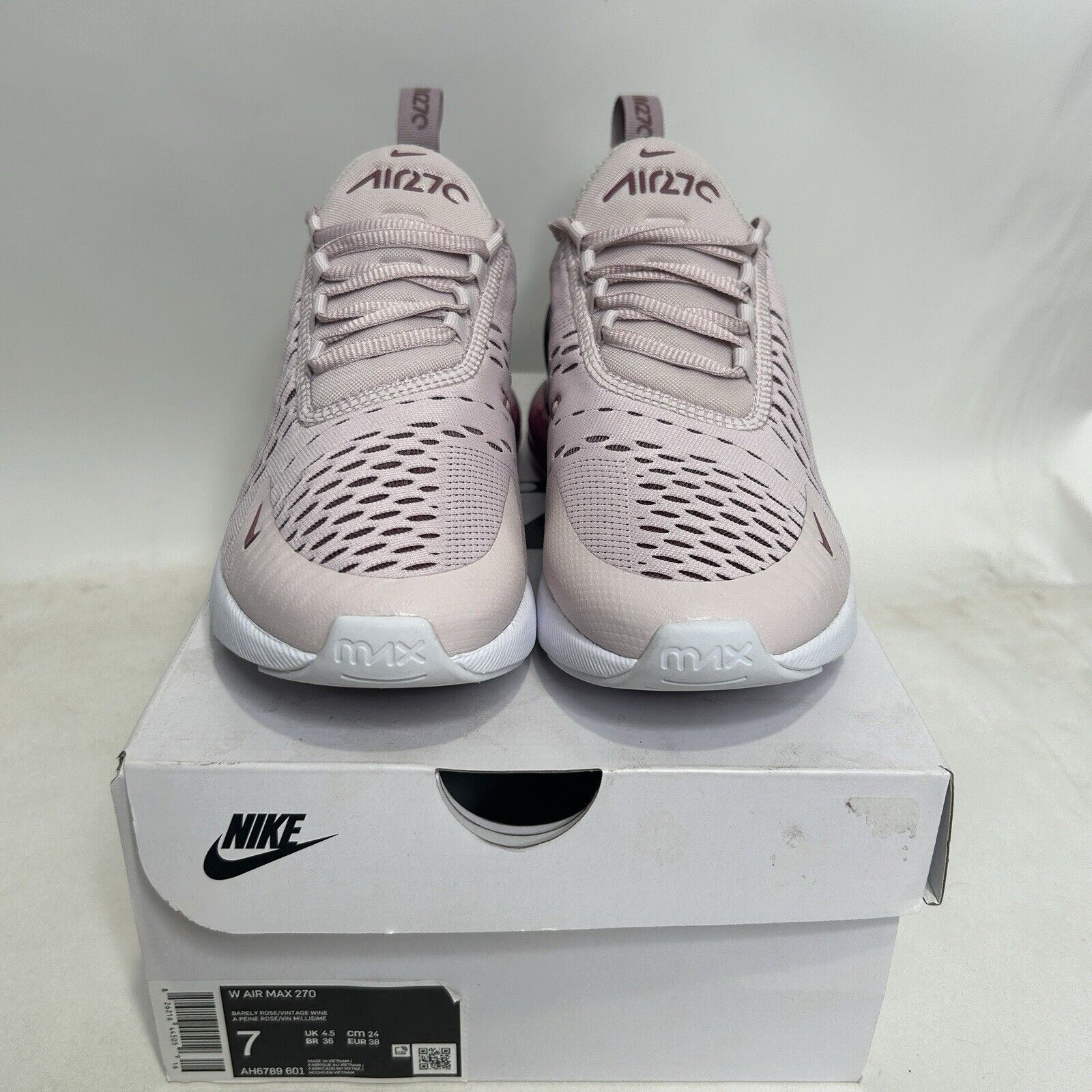 Nike Nike Shoes Air Max 270 WMNS “Barely Rose Pink” 2024 Size US 7 / IT 37 - 2 Thumbnail