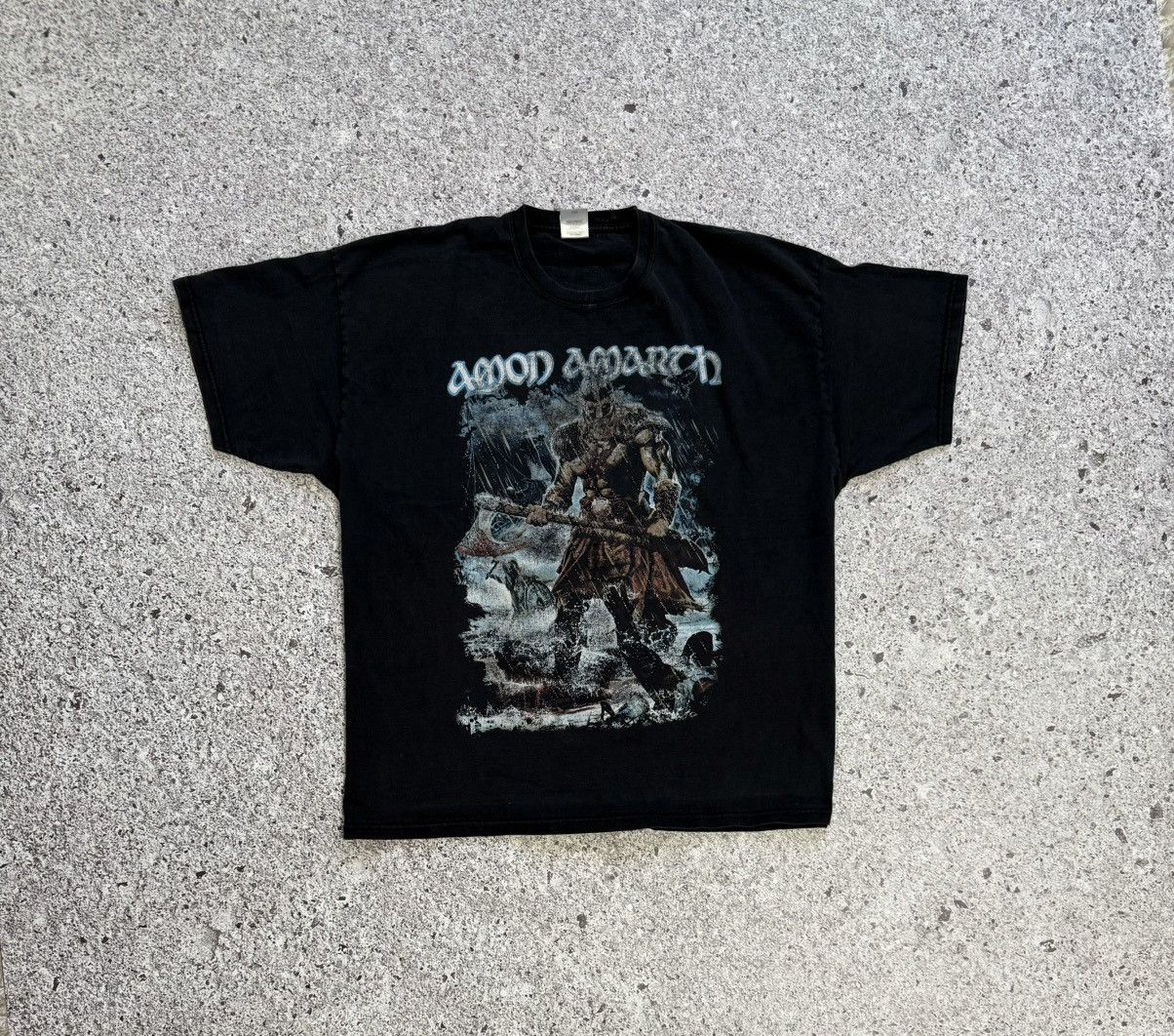 Band Tees × Vintage Vintage 2016 Amon Amarth Jomsviking Rock T-Shirt Size 3XL Size US XXL / EU 58 / 5 - 3 Thumbnail