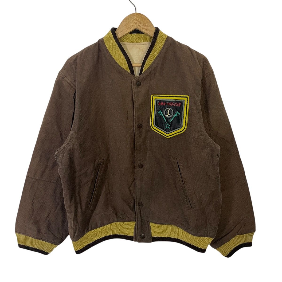 ABAHOUSE Vintage Abahouse Big Logo Varsity Jacket Size US L / EU 52-54 / 3 - 1 Thumbnail