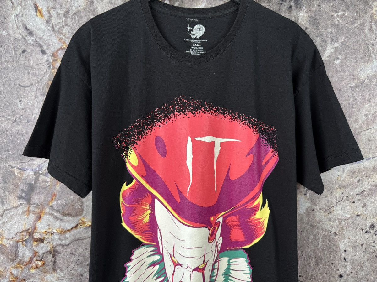 Expert Horror Men’s IT Pennywise Graphic T-Shirt – Horror Movie Fan Tee Size US XXL / EU 58 / 5 - 3 Thumbnail