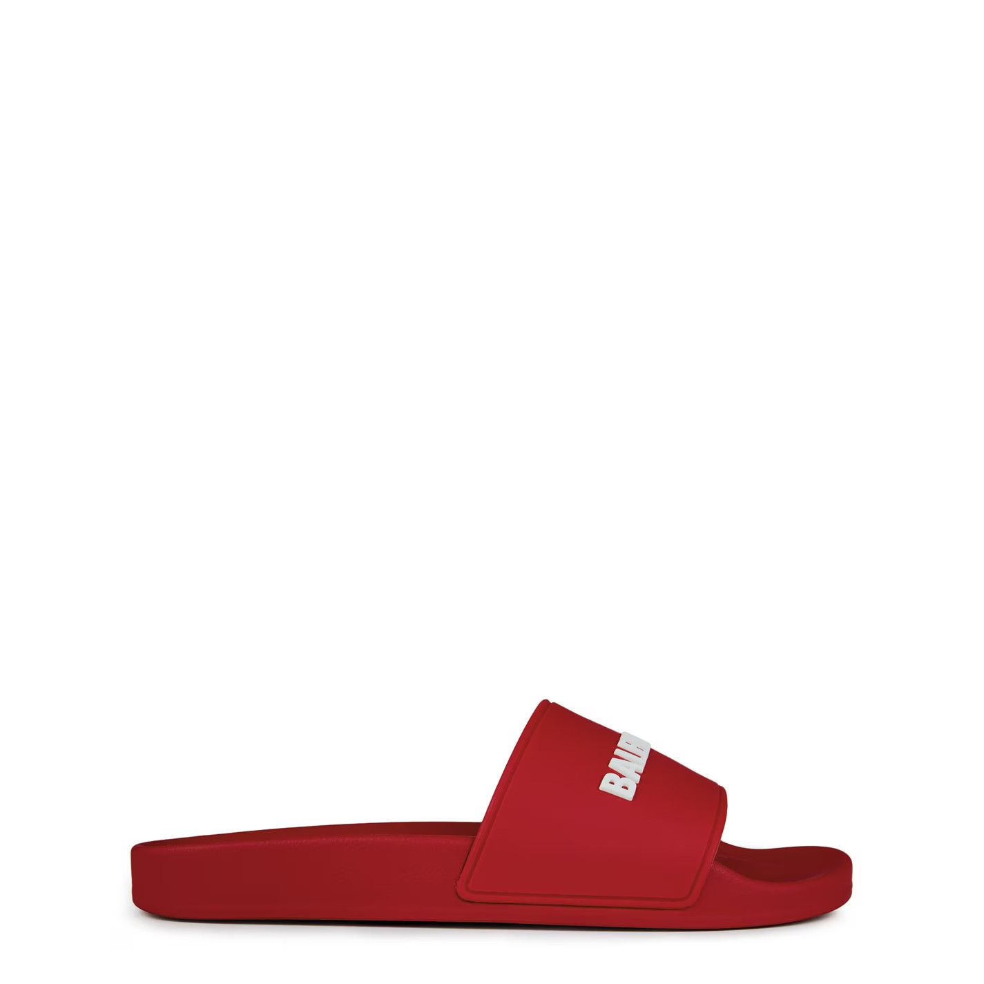 Balenciaga o1g2r1mq0226 Logo Sliders In Red Size US 8 / EU 41 - 1 Thumbnail