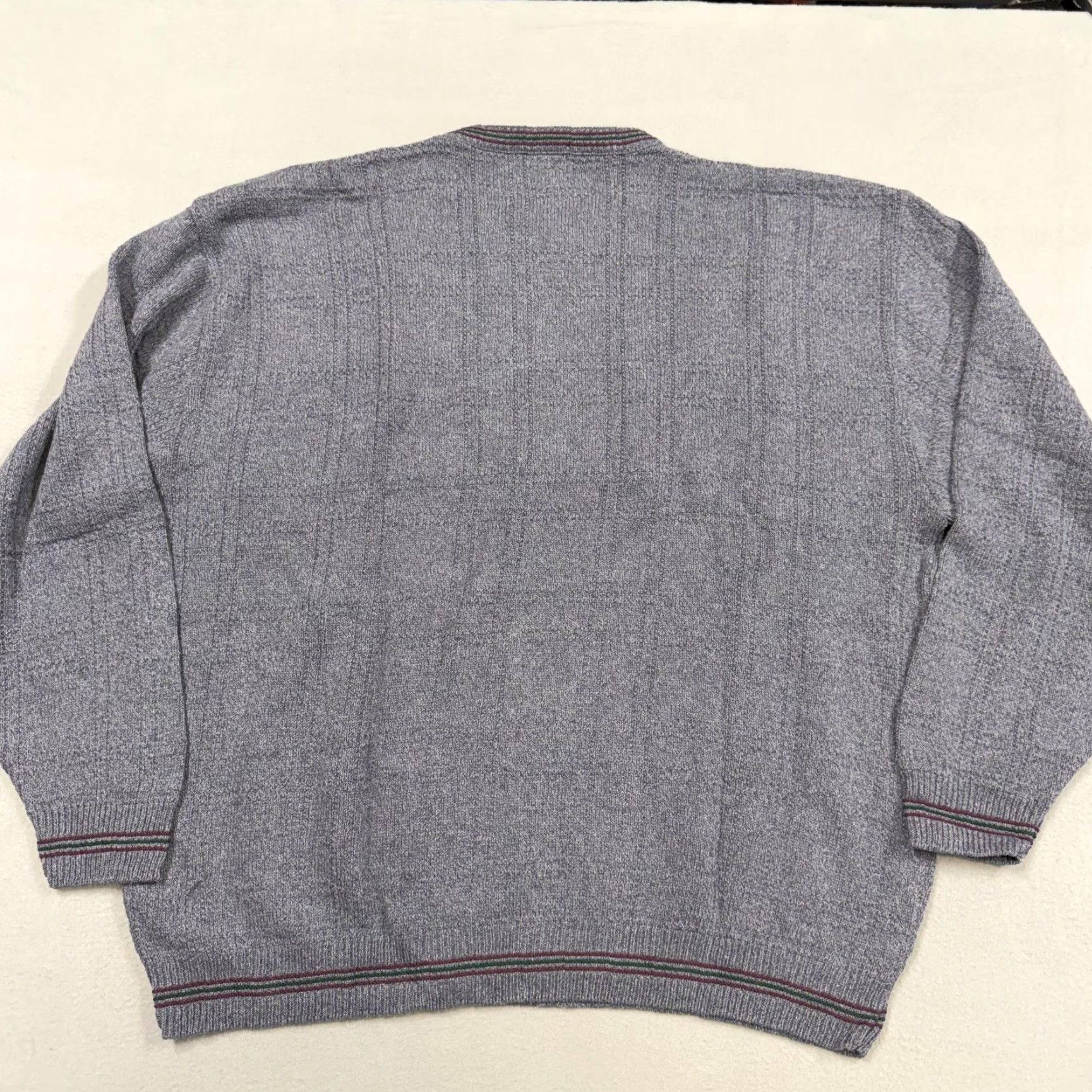 Vintage VINTAGE Duck Head Sweater Mens 2XL Gray Tight-Knit Crewneck Pullover Logo USA Knit Pattern Solid Regular Knit Style Fall Winter Casual Mens Size US XXL / EU 58 / 5 - 4 Thumbnail
