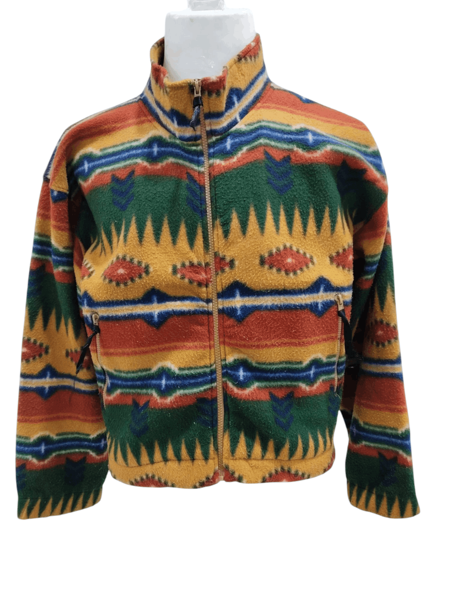 Japanese Brand Vintage Nic X SiXX Free Ride Board Navajo Fleece Jacket Size US M / EU 48-50 / 2 - 1 Thumbnail
