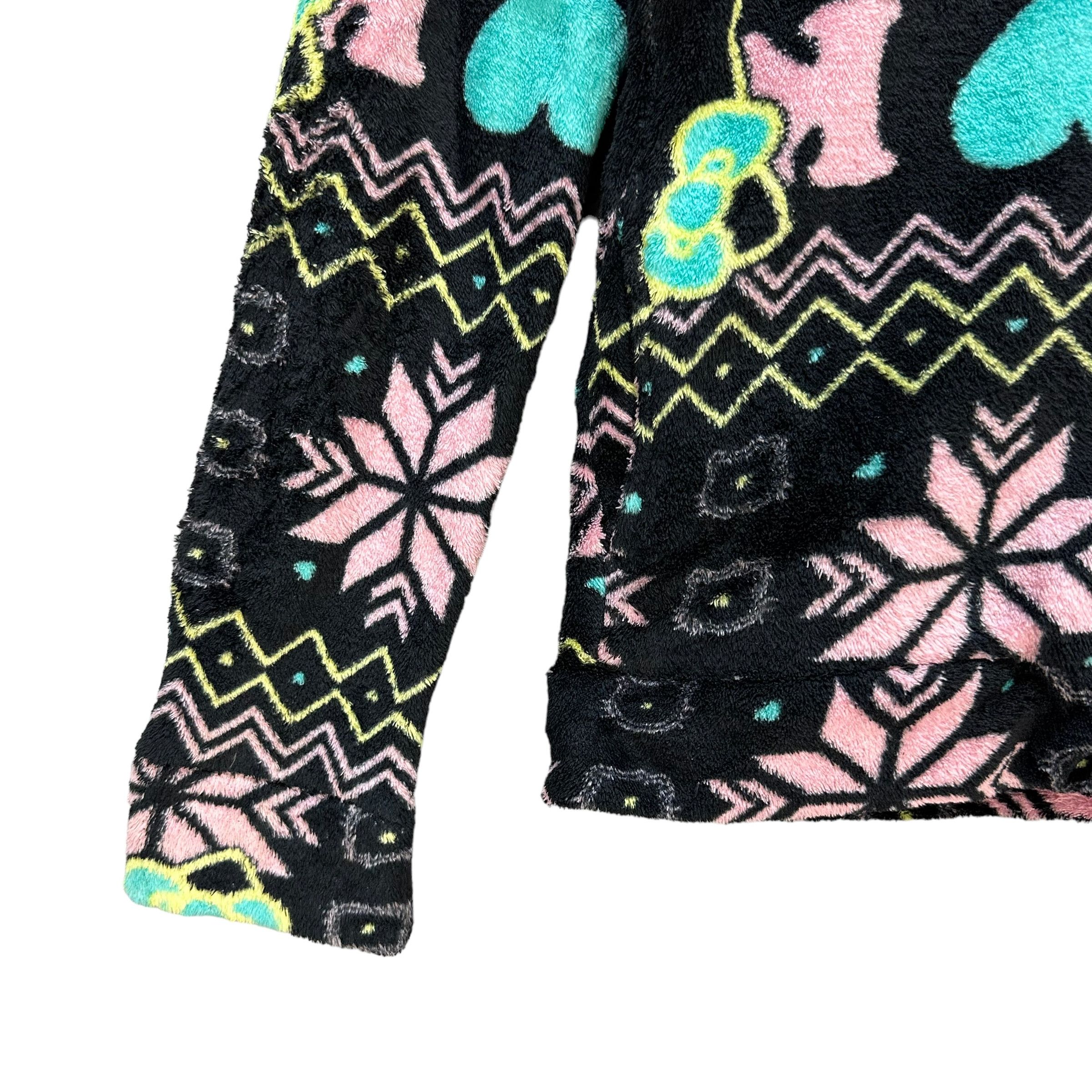 Japanese Brand HELLO KITTY Fullprint Fleece Zipper Hoodies Youth M #A3-0057 Size M / US 6-8 / IT 42-44 - 4 Thumbnail