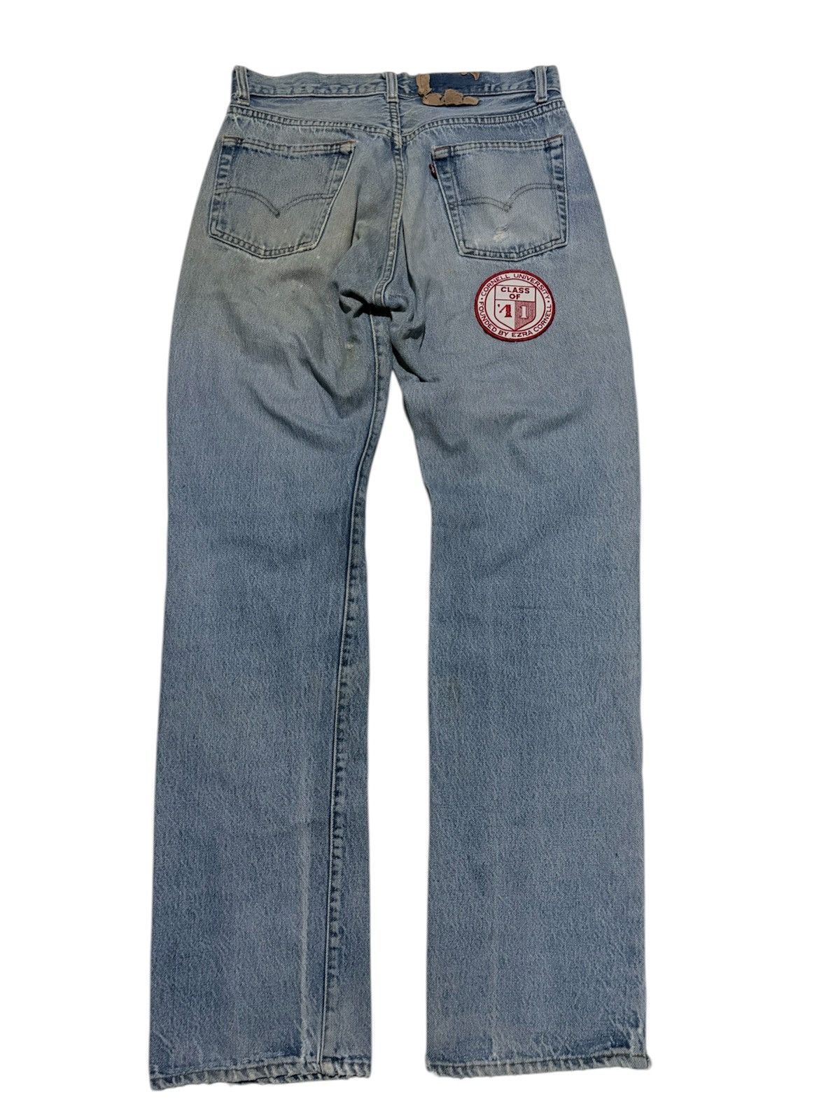Levi's Vintage 1983 Levis 501 Distressed Denim Size US 30 / EU 46 - 2 Thumbnail