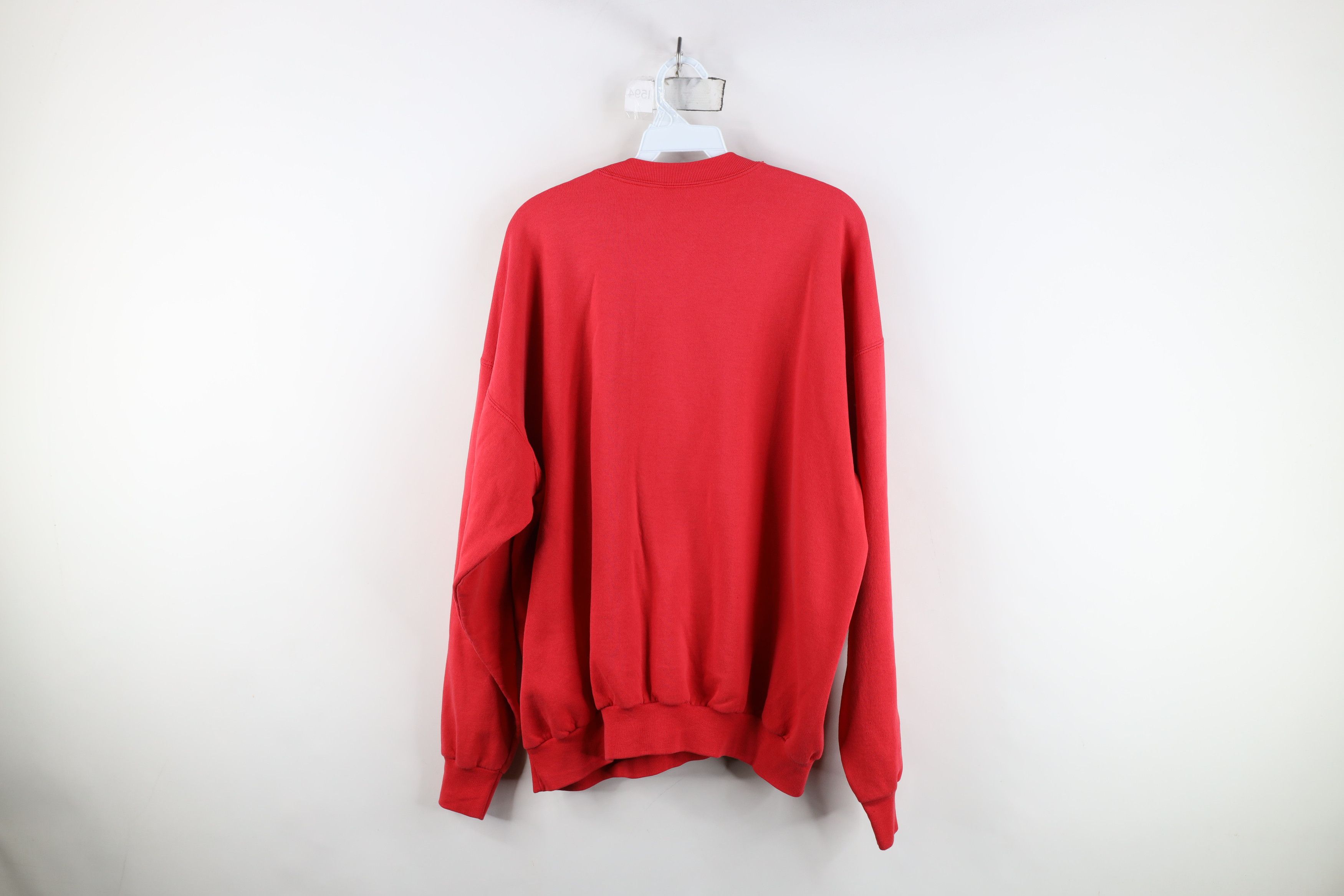 Vintage Vintage 90s Streetwear Defend Our Freedom Eagle Sweatshirt Size US XL / EU 56 / 4 - 9 Thumbnail