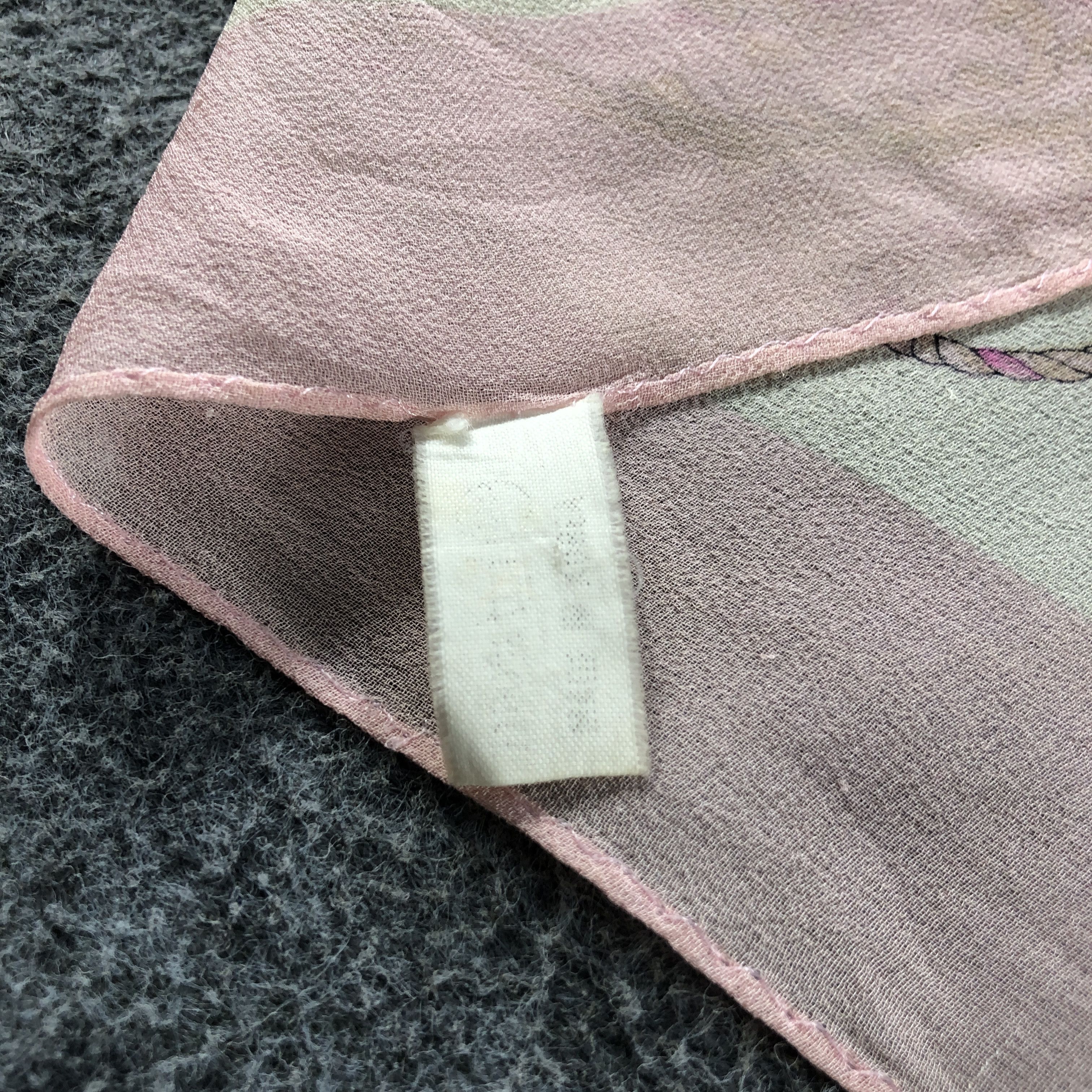 Vintage Les Clefs Silk Scarf M1353 Size ONE SIZE - 4 Thumbnail