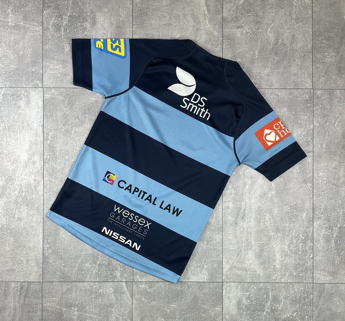 Canterbury of New Zealand Canterbury Cardiff Blues 2015/16 Home Rugby Jersey Size US S / EU 44-46 / 1 - 11 Thumbnail