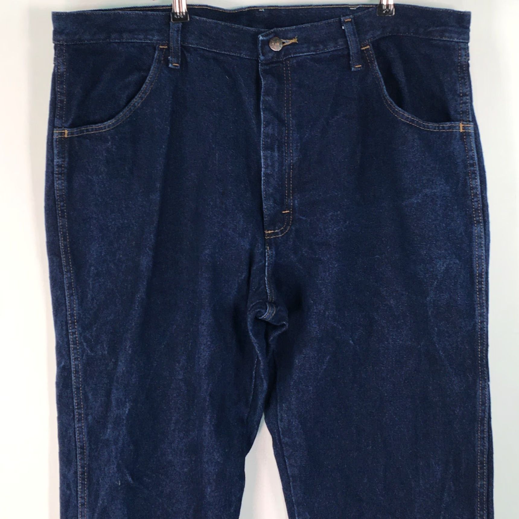 Denime Rustler Mens Heavyweight Regular Fit Straight Leg Blue Denim Jeans Size 40x30 Vintage Size US 40 / EU 56 - 3 Thumbnail