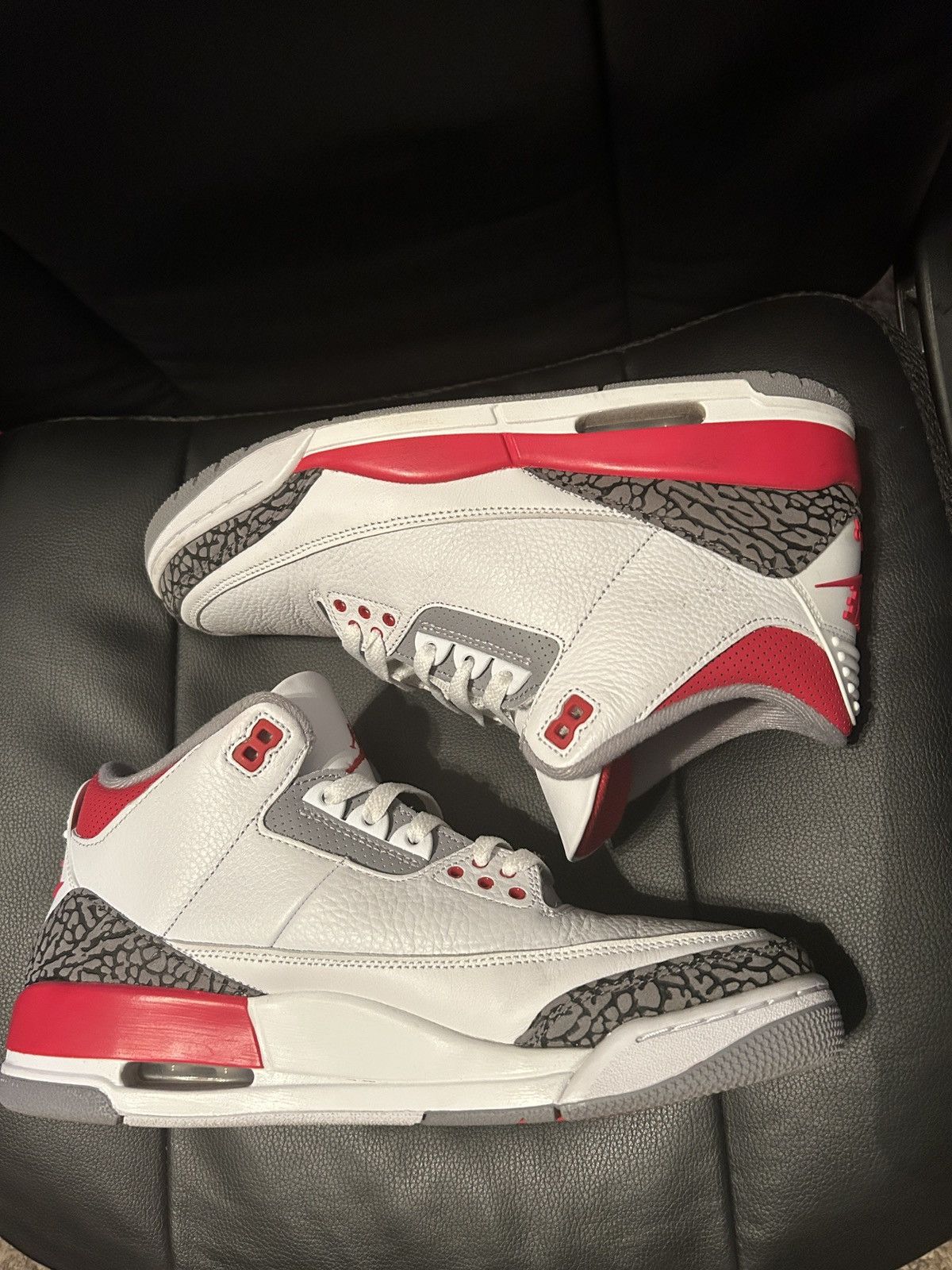 Jordan Brand Jordan 3 Retro Fire Red Size US 11 / EU 44 - 1 Thumbnail
