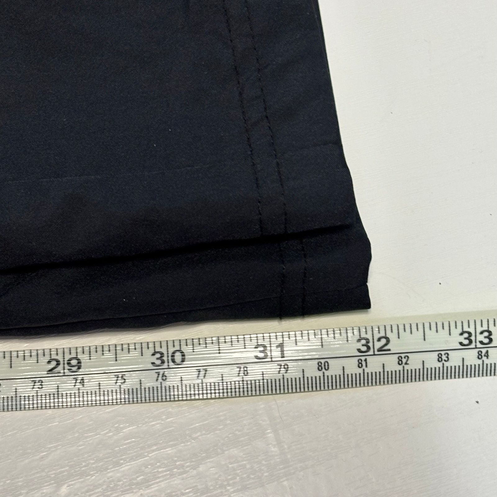 Champion Champion Black Track Pants L Burgundy Piping Zip Ankle Lined Size 32" / US 10 / IT 46 - 3 Thumbnail