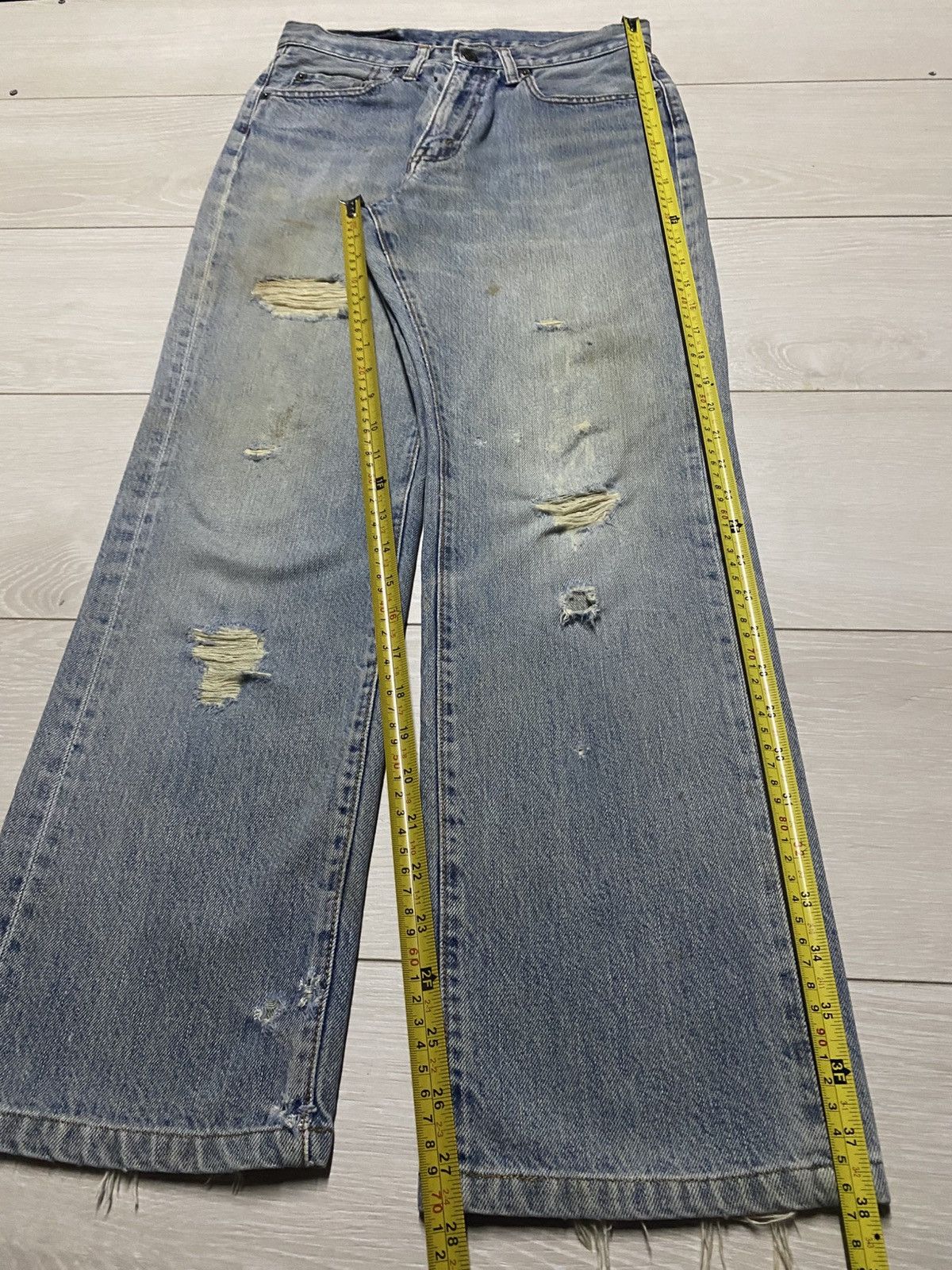 Big John Vintage Big John Grunge Distressed Straight Loose Jeans Size US 28 / EU 44 - 15 Thumbnail