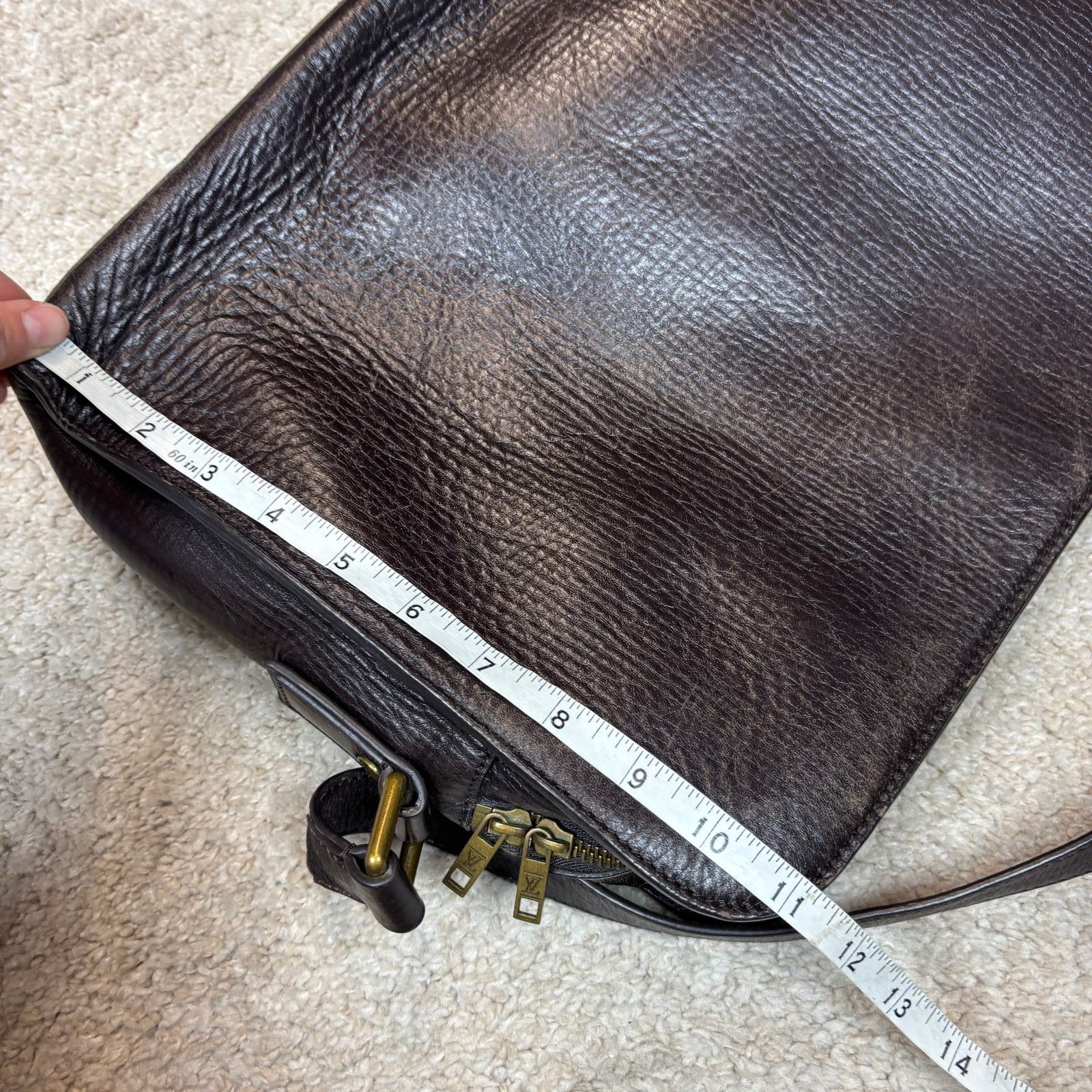 Louis Vuitton Louis Vuitton Taiga Brown Leather Messenger Shoulder Bag Size ONE SIZE - 17 Thumbnail