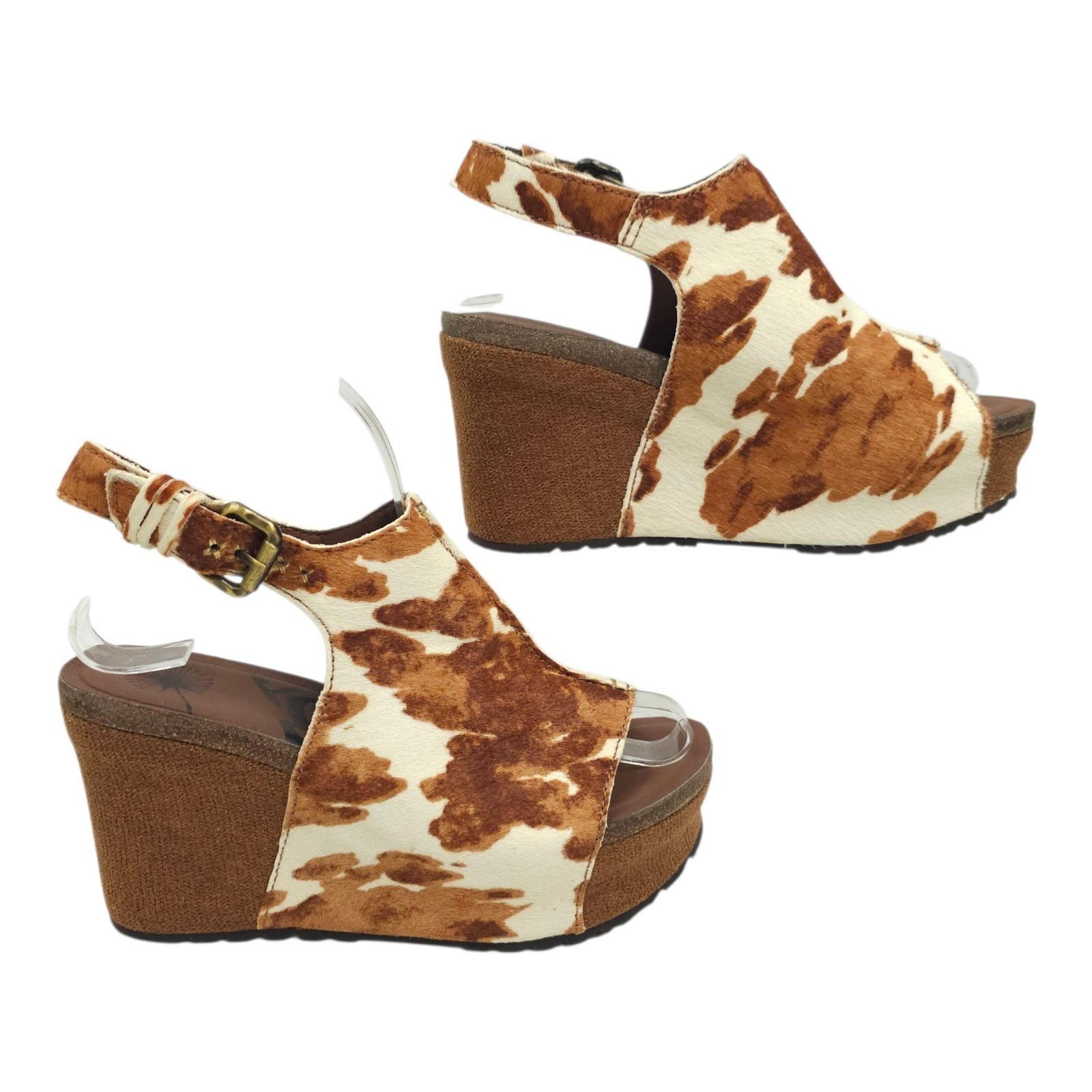 Other OTBT Jaunt Platform Wedge Sandals Womens Size 6 Cow Print Size US 6 / IT 36 - 2 Thumbnail