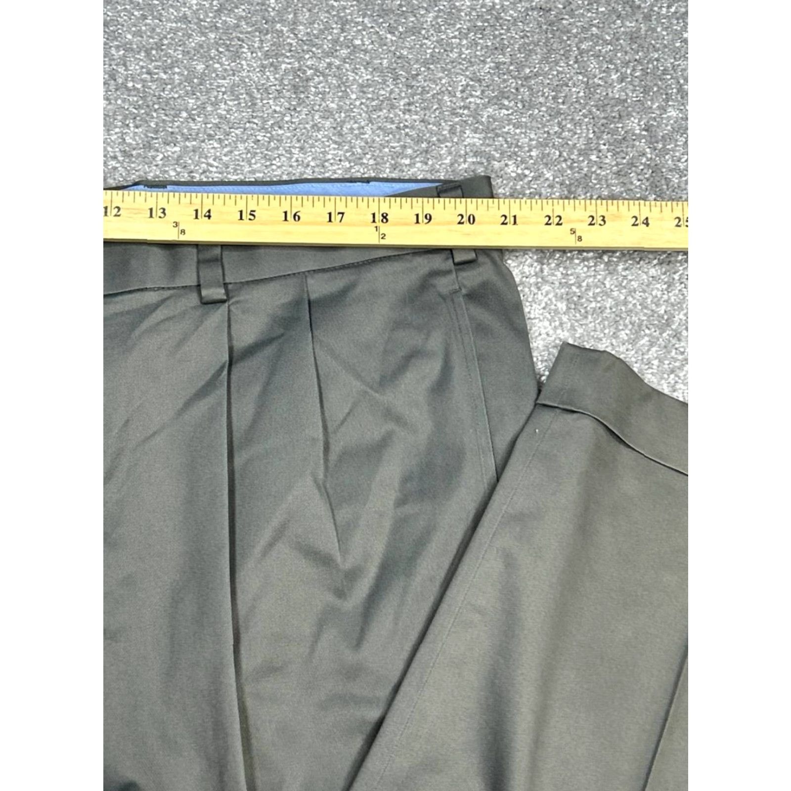 Brooks Brothers Brooks Brothers Advantage Chino Elliot Pants Men 42 Green Mid Rise Straight Leg Button Zipper Pocket Casual Modern - Size US 42 / EU 58 - 3 Thumbnail