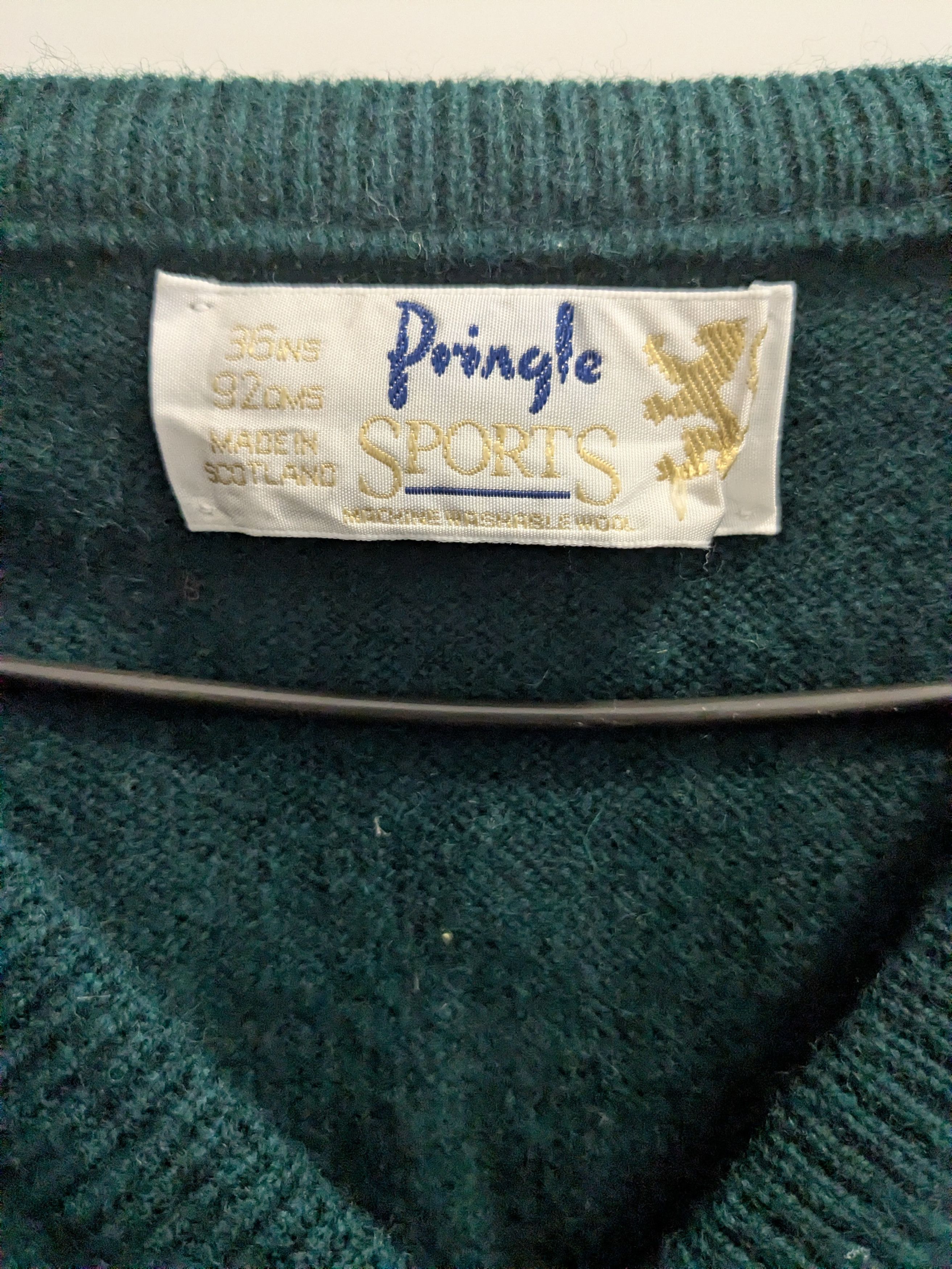 Pringle Of Scotland Pringle of Scotland Wool Sweater – Vintage, Size M Size M / US 6-8 / IT 42-44 - 4 Thumbnail