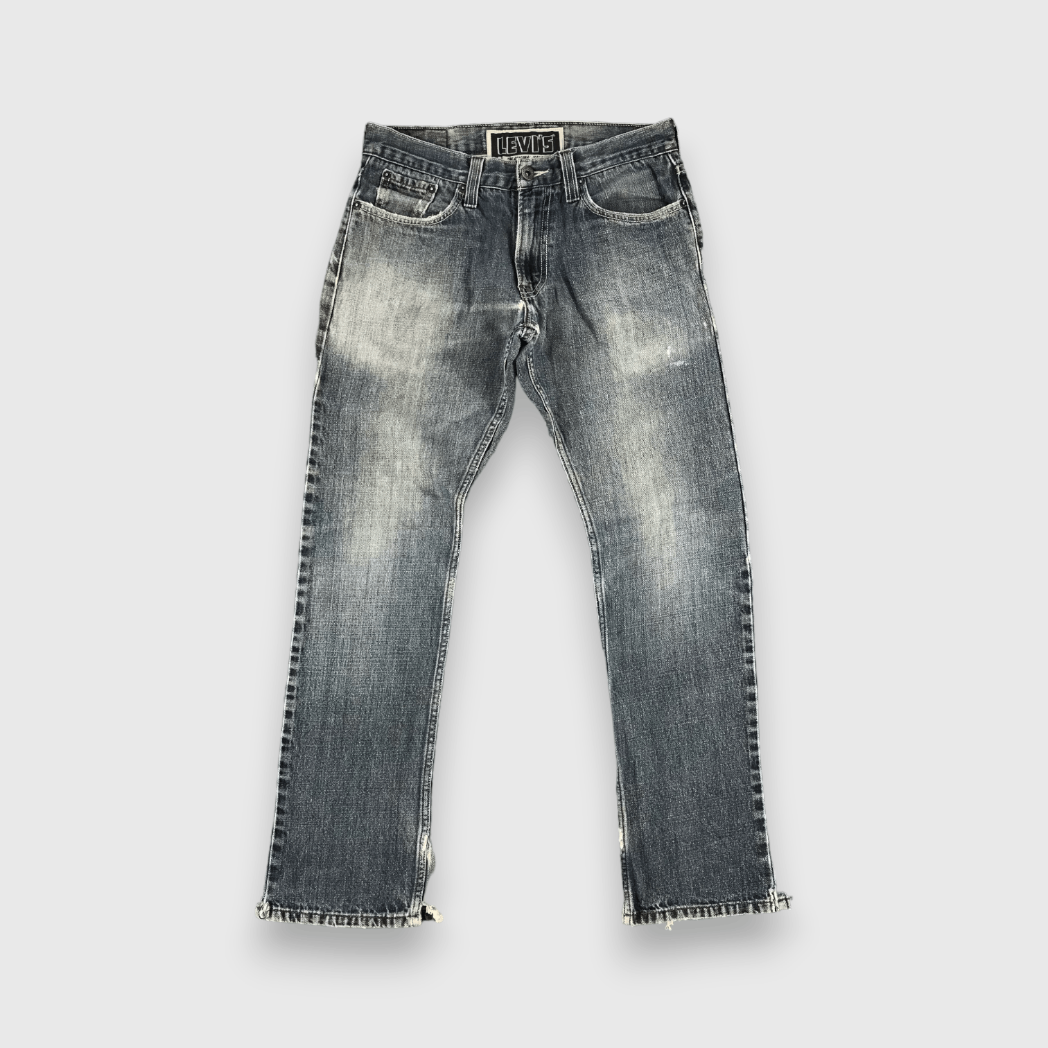 Faded Blue Vintage Levis 514 Jeans Distressed Denim-J1010