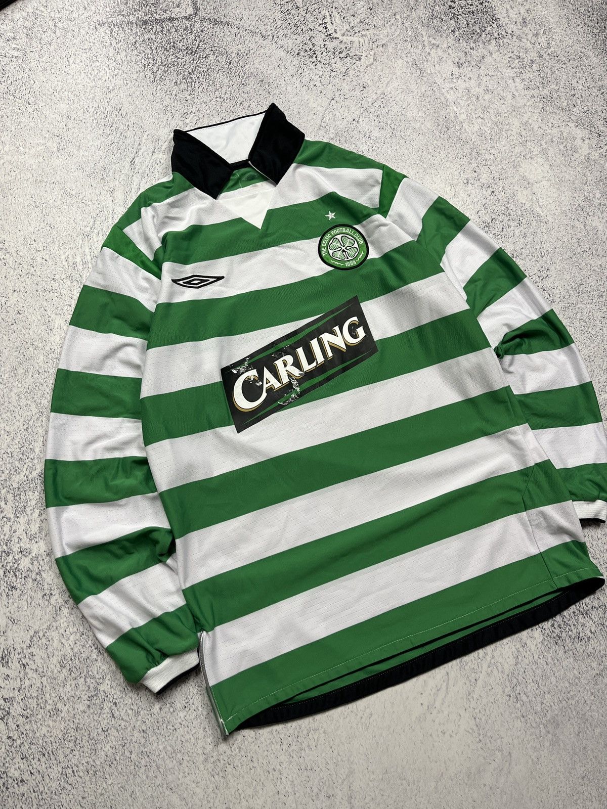 Umbro Celtic 2004/2005 Home Soccer Jersey Umbro Shirt Long Sleeve Size US M / EU 48-50 / 2 - 3 Thumbnail