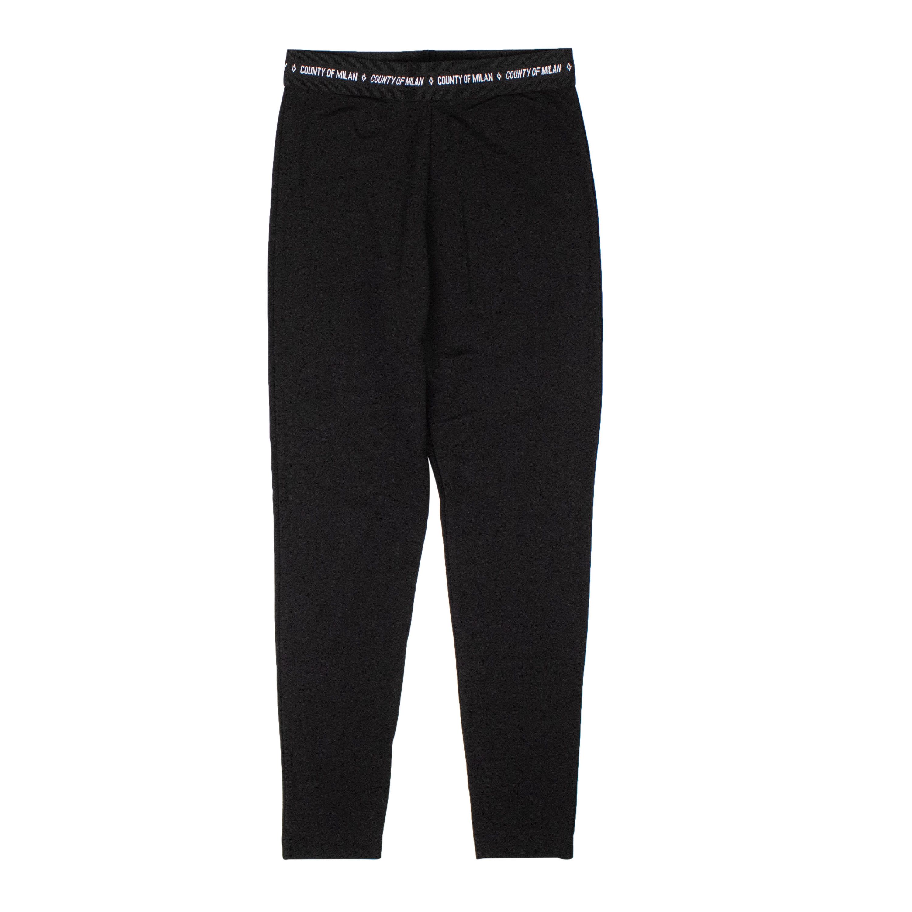 image of Marcelo Burlon Black Lycra Leggings Size Xs, Women's
