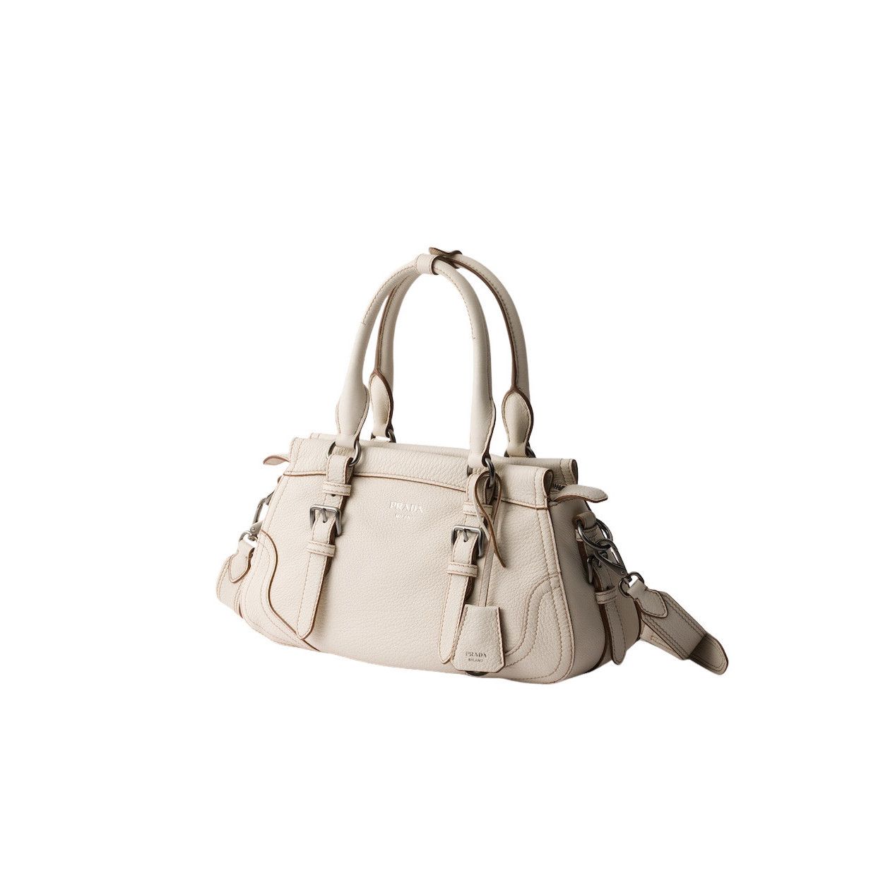 Prada PRADA $4800 Chalk White Large Tote bag New & Authentic Size ONE SIZE - 2 Thumbnail