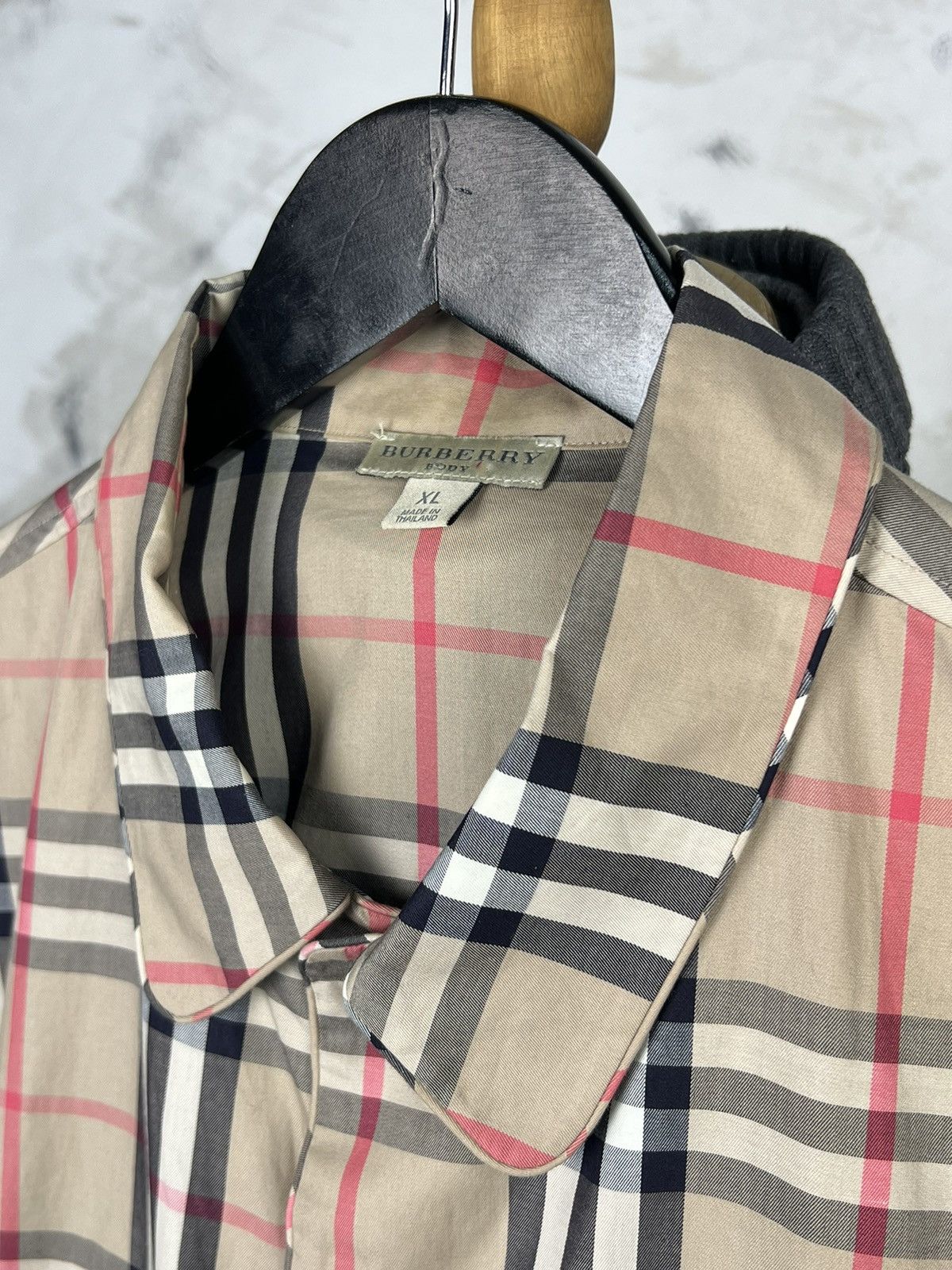 Burberry Burberry Body Nova Check Button Up Shirt Size XL Size US XL / EU 56 / 4 - 6 Thumbnail
