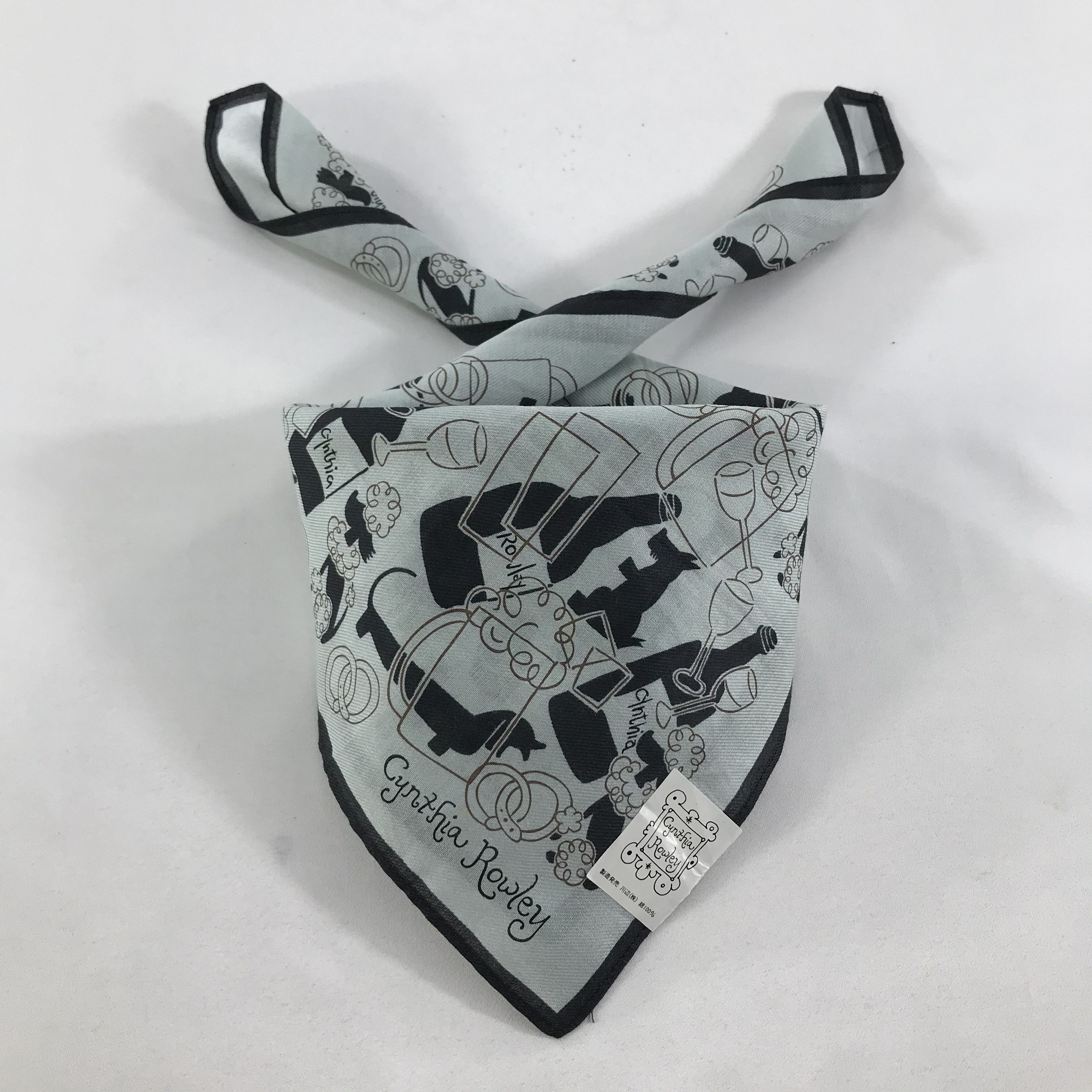 Vintage Cynthia Rowley Bandana / Handkerchief / Neckerchief -S1660 Size ONE SIZE - 4 Thumbnail