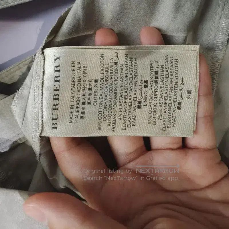 Burberry Burberry Khaki Cotton Women's Trench Coat. Size L / US 10 / IT 46 - 5 Thumbnail