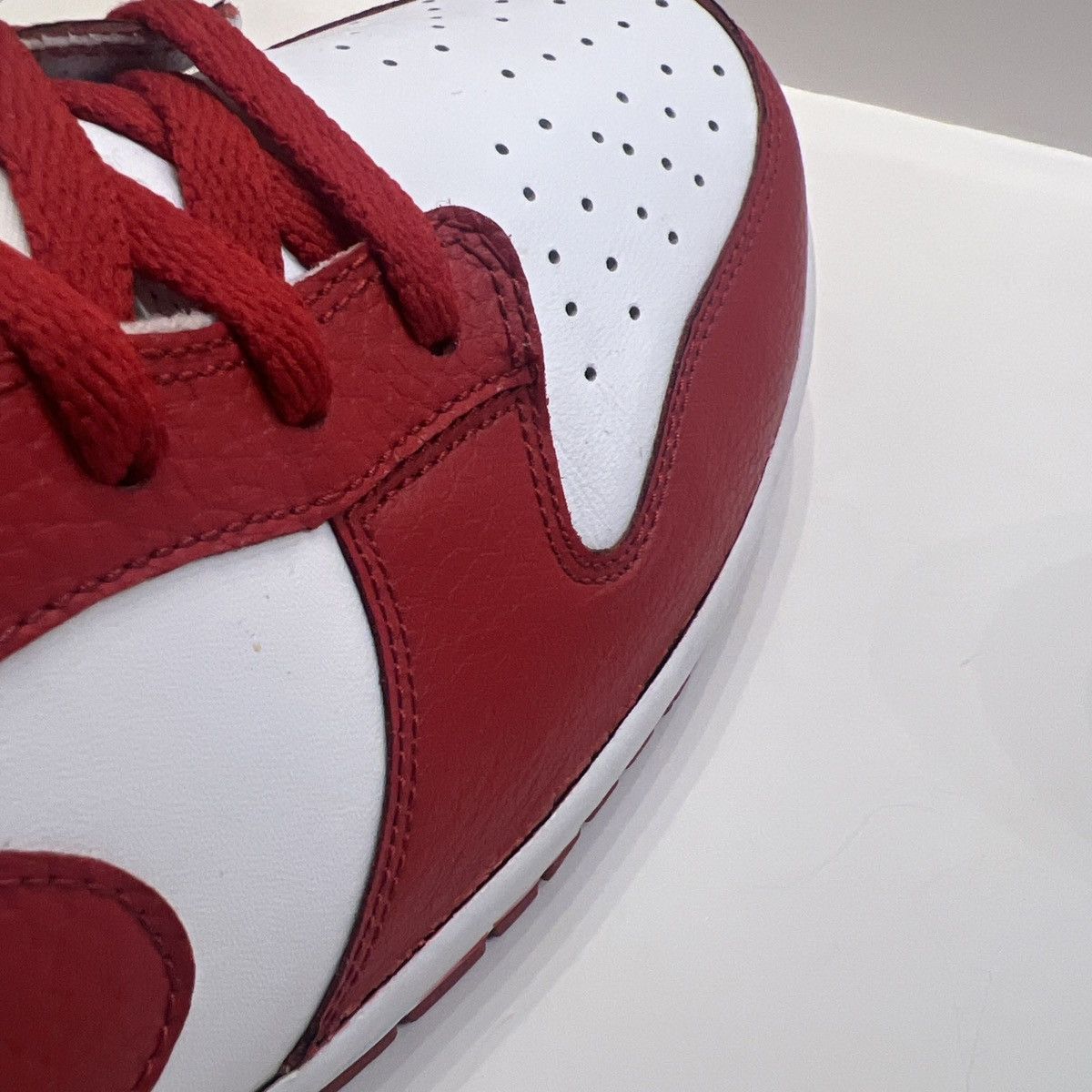 Nike × Vintage 2011 Nike Dunk Low BTTYS - Varsity Red Size US 12 / EU 45 - 10 Thumbnail
