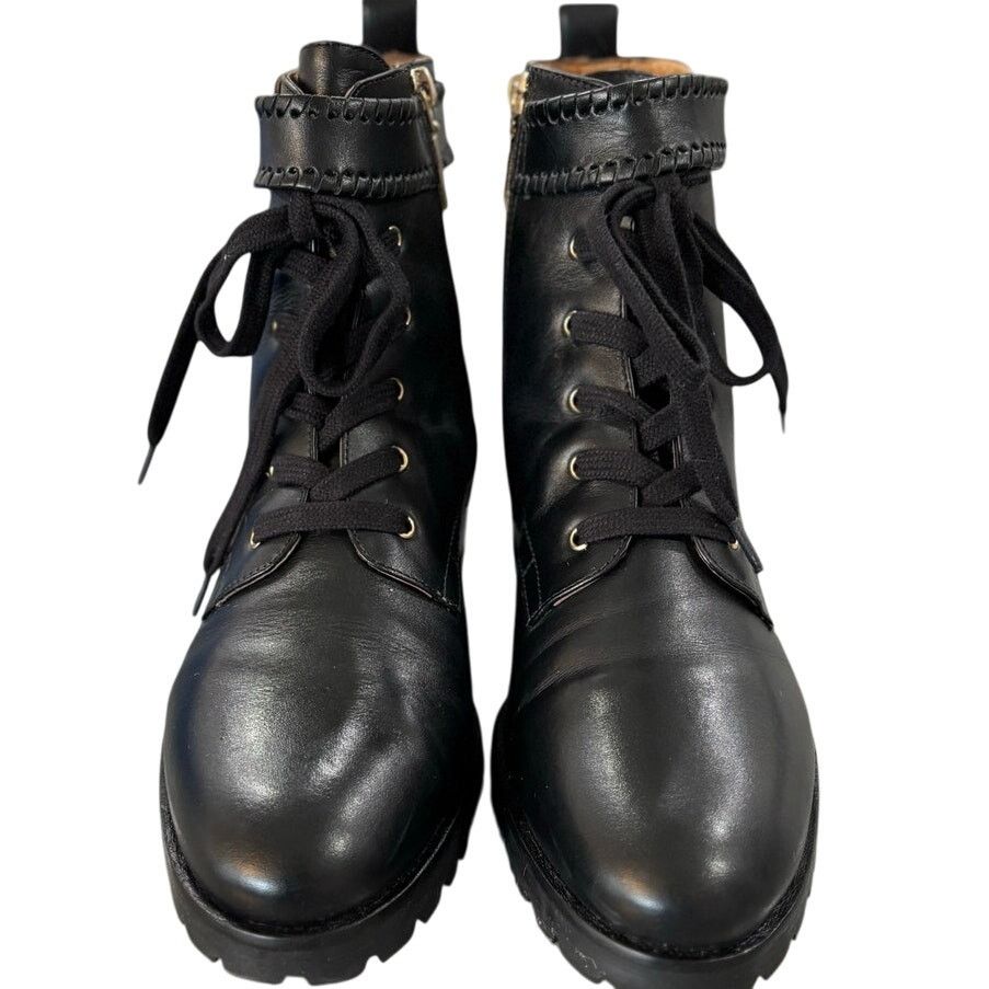 Jack Rogers Jack Roger’s Peyton Bootie Motorcycle Combat Boots Black 8M Size US 8 / IT 38 - 5 Thumbnail