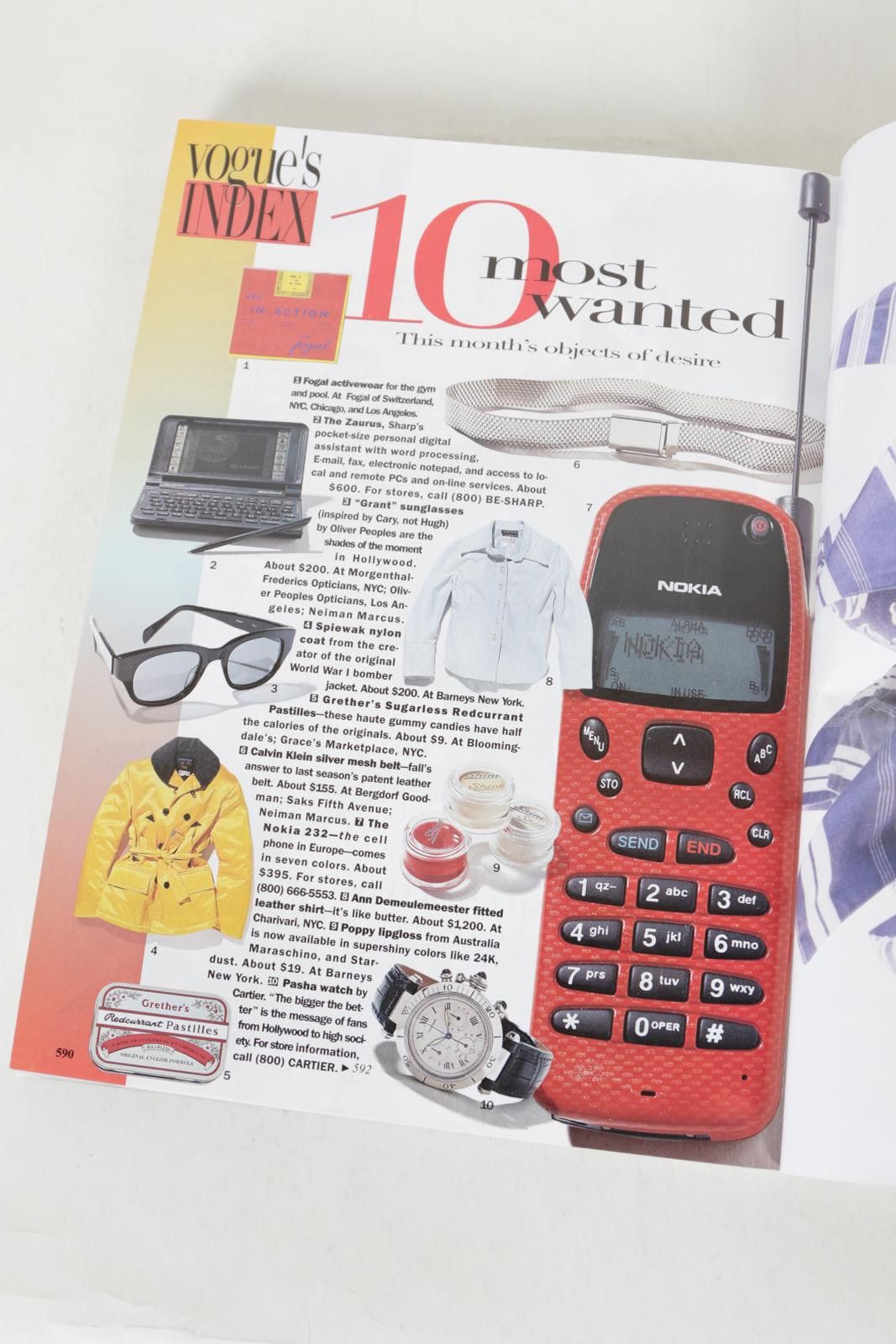 Vogue 95' Vogue September All Dressed Up Magazine Size ONE SIZE - 4 Thumbnail