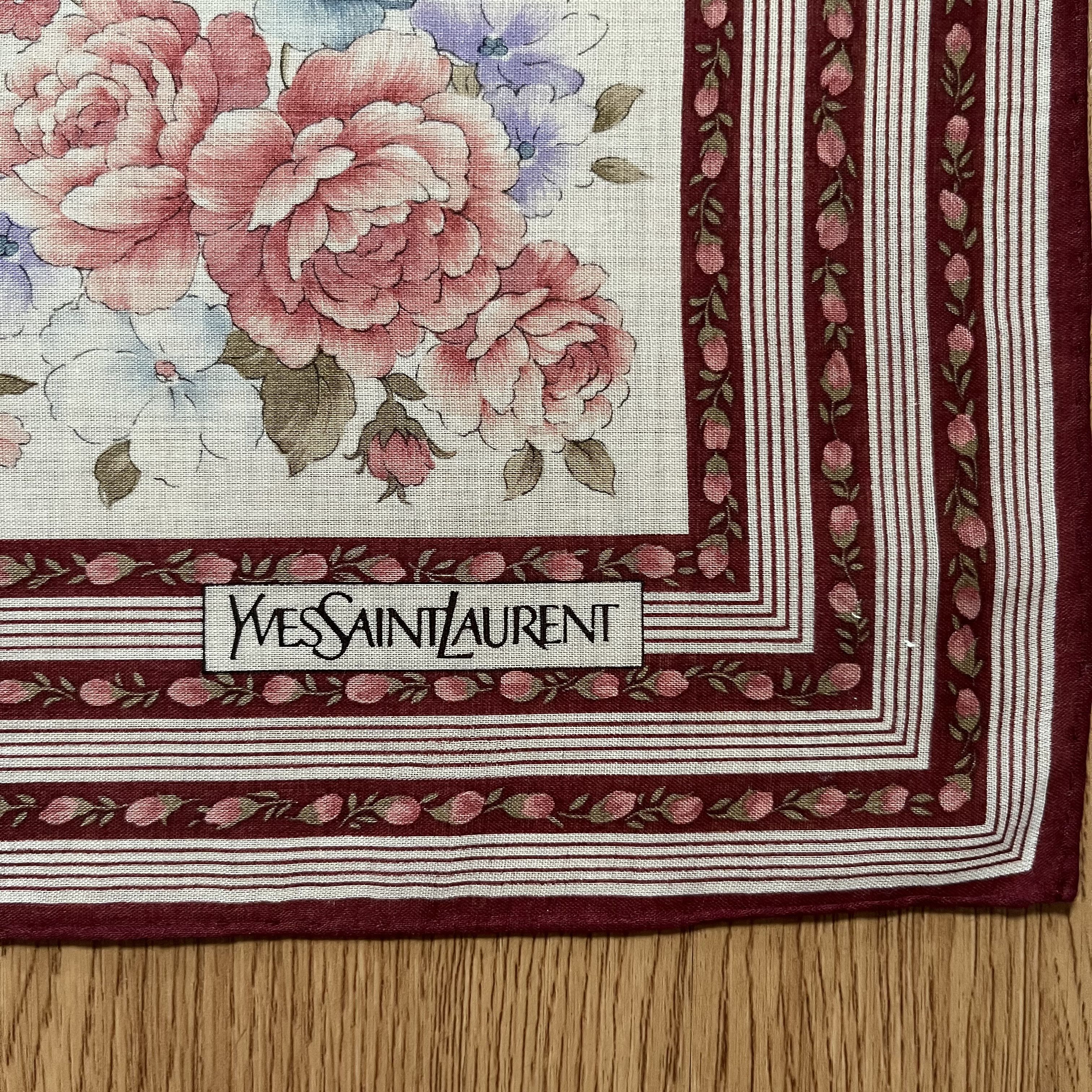 Yves Saint Laurent Vintage Yves Saint Laurent Handkerchief Size ONE SIZE - 2 Thumbnail
