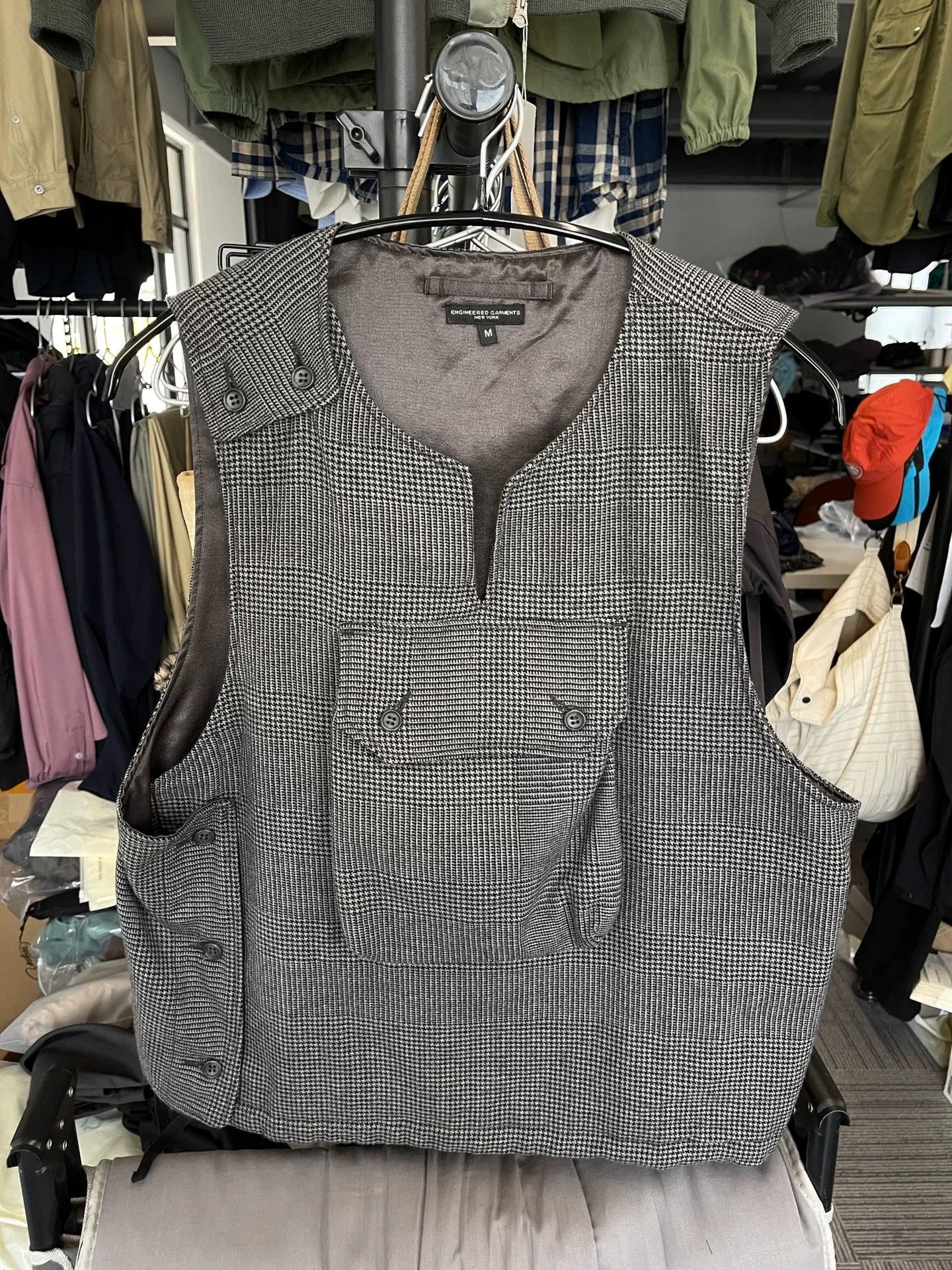 Engineered Garments Engineered Garments Houndstooth Wool Vest Size US M / EU 48-50 / 2 - 1 Thumbnail