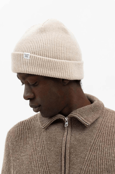 Norse Projects BNWT AW25 NORSE PROJECTS MERINO LAMBSWOOL BEANIE Size ONE SIZE - 1 Thumbnail